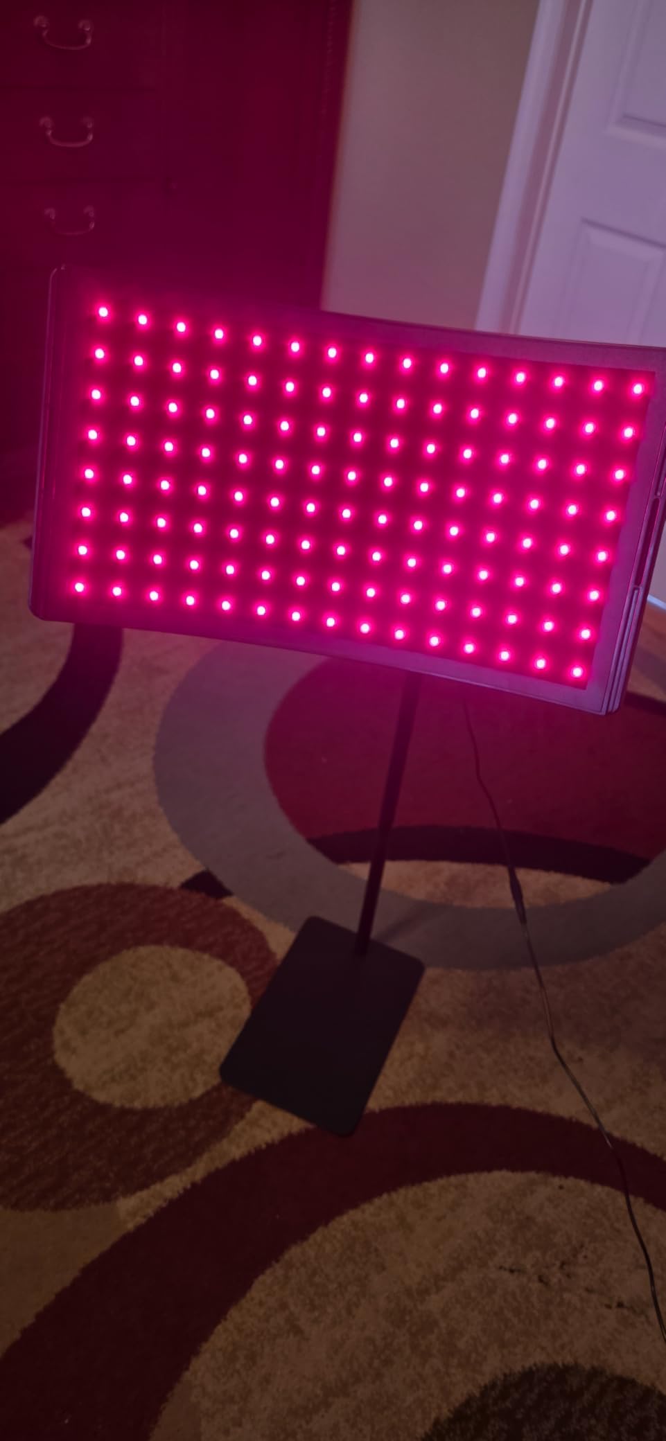 Red Light Therapy for Face and Body, Red Infrared Light Therapy Lamp with Stand Led 660nm Red Light-Therapy & 850nm Infrared Light Device for Body customer photo 1