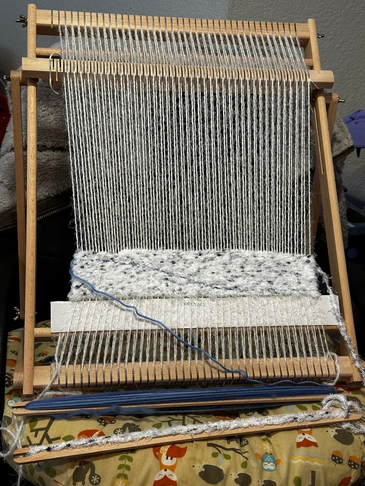 Olikraft Wooden Weaving Loom with Adjustable Stand - Weaving Looms for Adults and Kids. Loom Kit. Small Heddle. Telar. (Large) customer photo 1