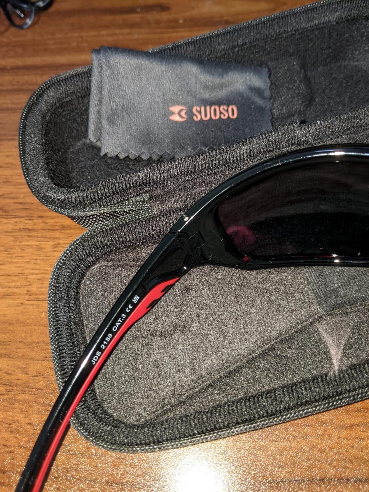 suoso Sports Polarized Sunglasses for Men: Womens UV400 Protection Sun Glasses Wrap Around Goggles for Fishing Driving TR90 customer photo 1