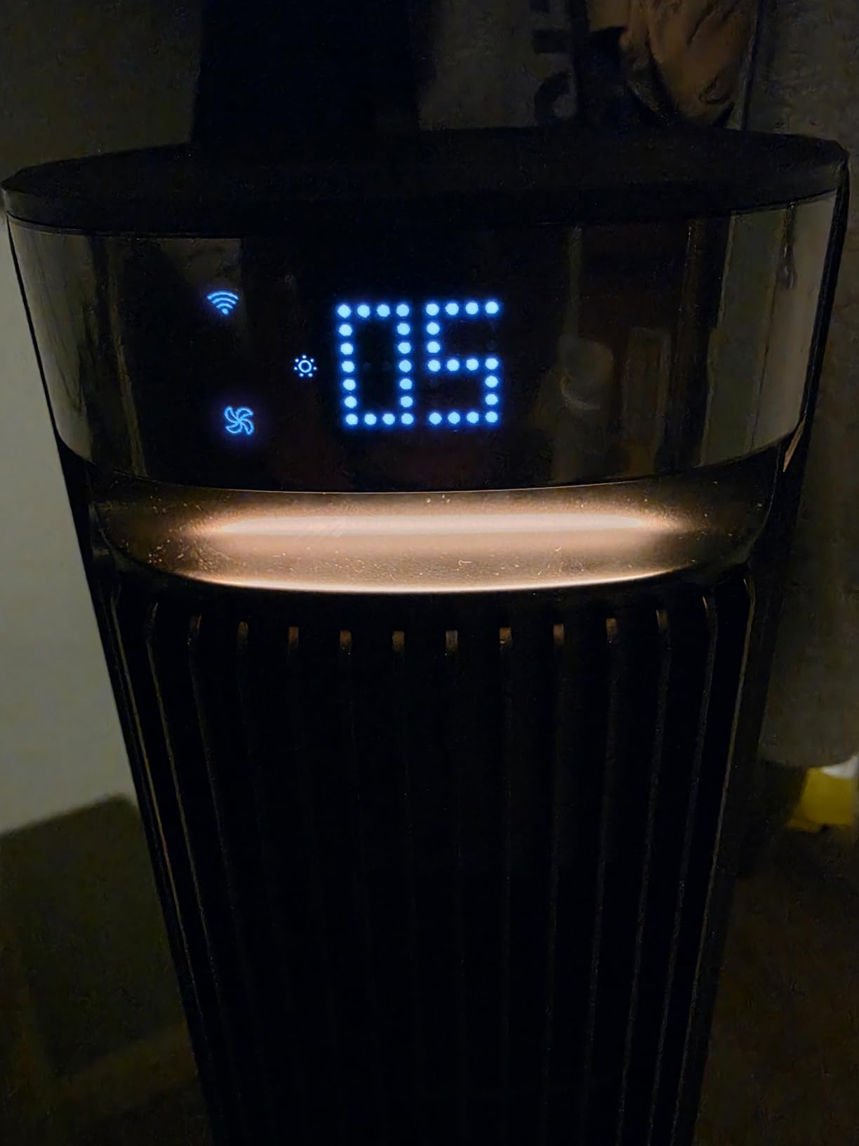 GoveeLife 42 in. Tower Fan, 150 Deg Oscillation, 5 Modes 12 Speeds, Black | Smart Floor Fans for Bedroom, up to 26ft/s, APP & Voice Control, 24H Timer, 27dB Bladeless Fan for Cooling Home Office customer photo 2