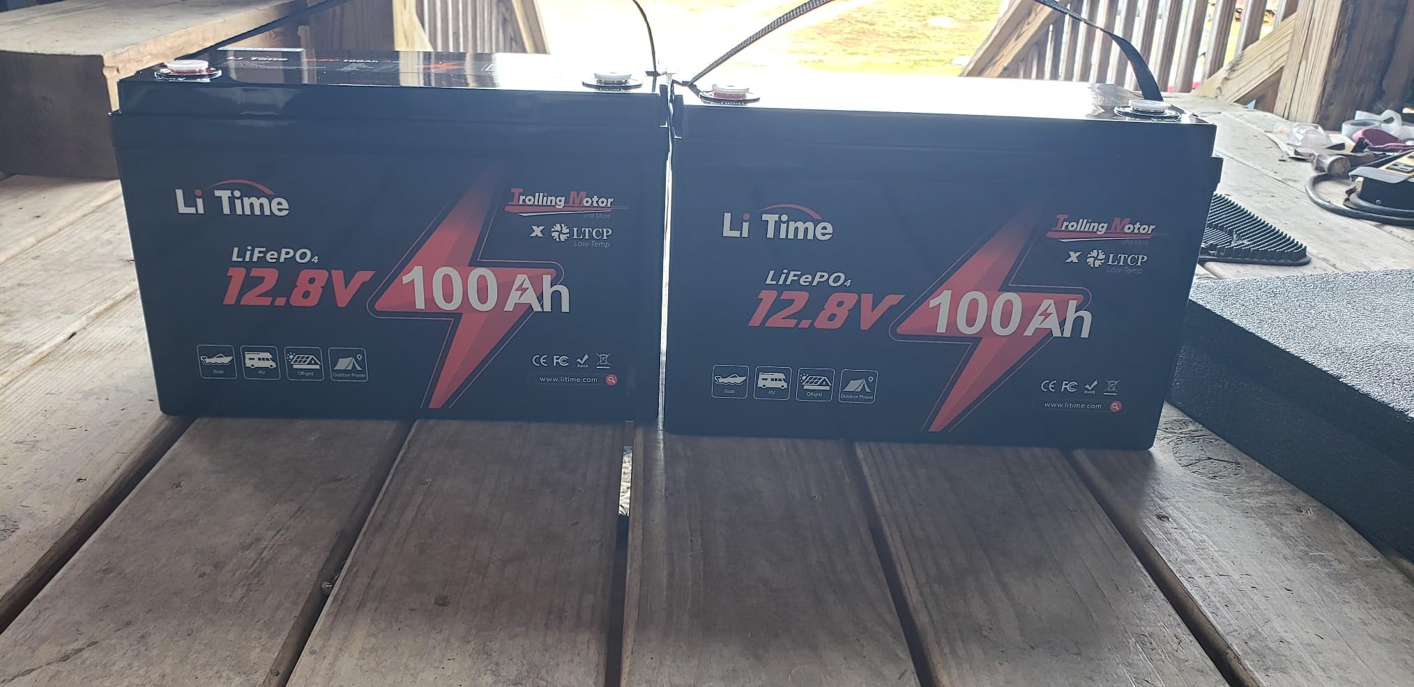 Litime 12V 100Ah Trolling Motor LiFePO4 Battery for Marine, Boat, RV, Yacht | Group 31, 100A BMS, Max 15000 Cycles, Low Temp Protection, IP65 Waterproof, Max 4P4S, 1280Wh Energy, EV-Grade Cells customer photo 2