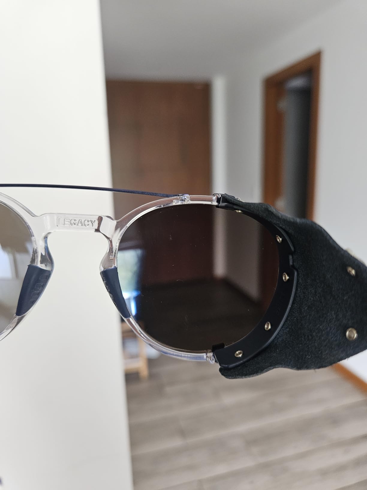 Julbo Legacy Glacier Glasses for Men & Women w/Removable Side Shields for Hiking, Snow/Glare - 100% UV Protection customer photo 2