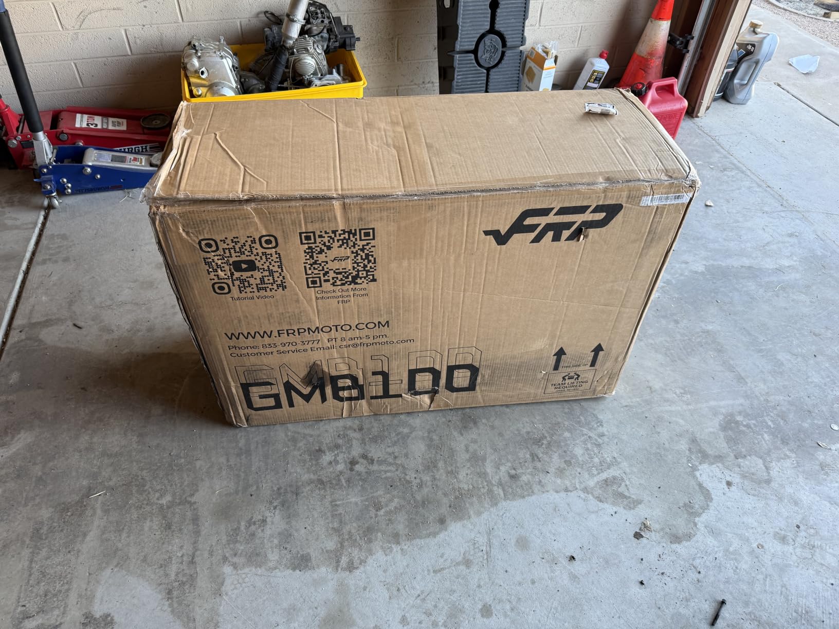 FRP Mini Dirt Bike GMB100, 99 CC Gas Powered Mini Bike 4 Stroke 3HP, Off Road Mini Bikes for Teens and Adult, Trail Bike Up to 28 Mph, Weight Support Up to 220 LBS (Black) customer photo 1