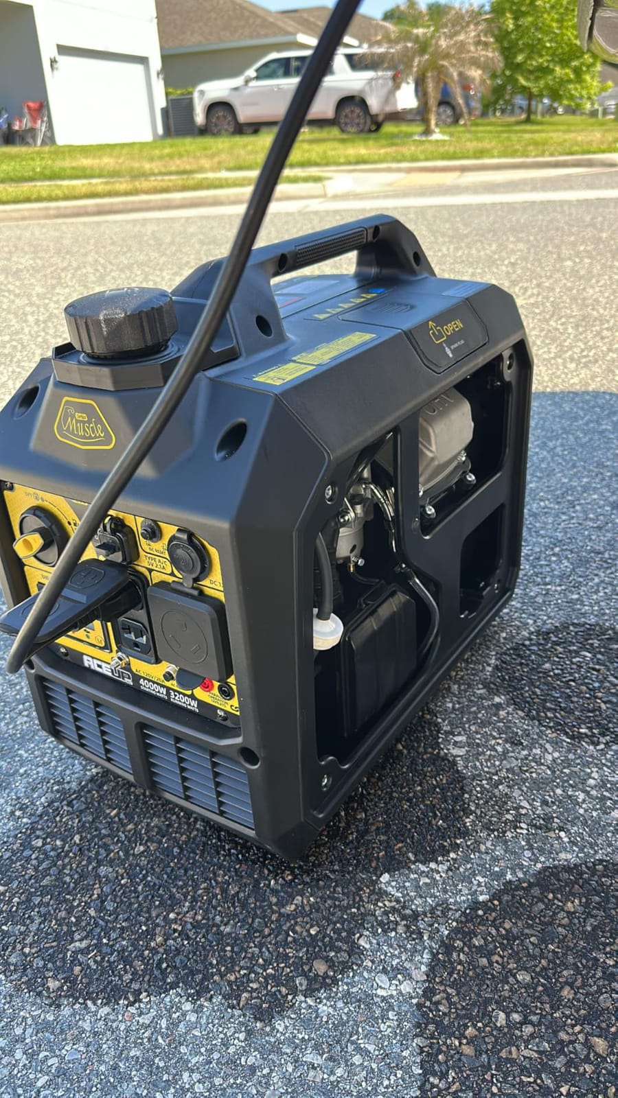 Aceup Energy 4000 Watt Gas Inverter Generator Portable Quiet for Home Use | Super Quiet, Lightweight, RV-Ready for Camping, EPA Compliant customer photo 1