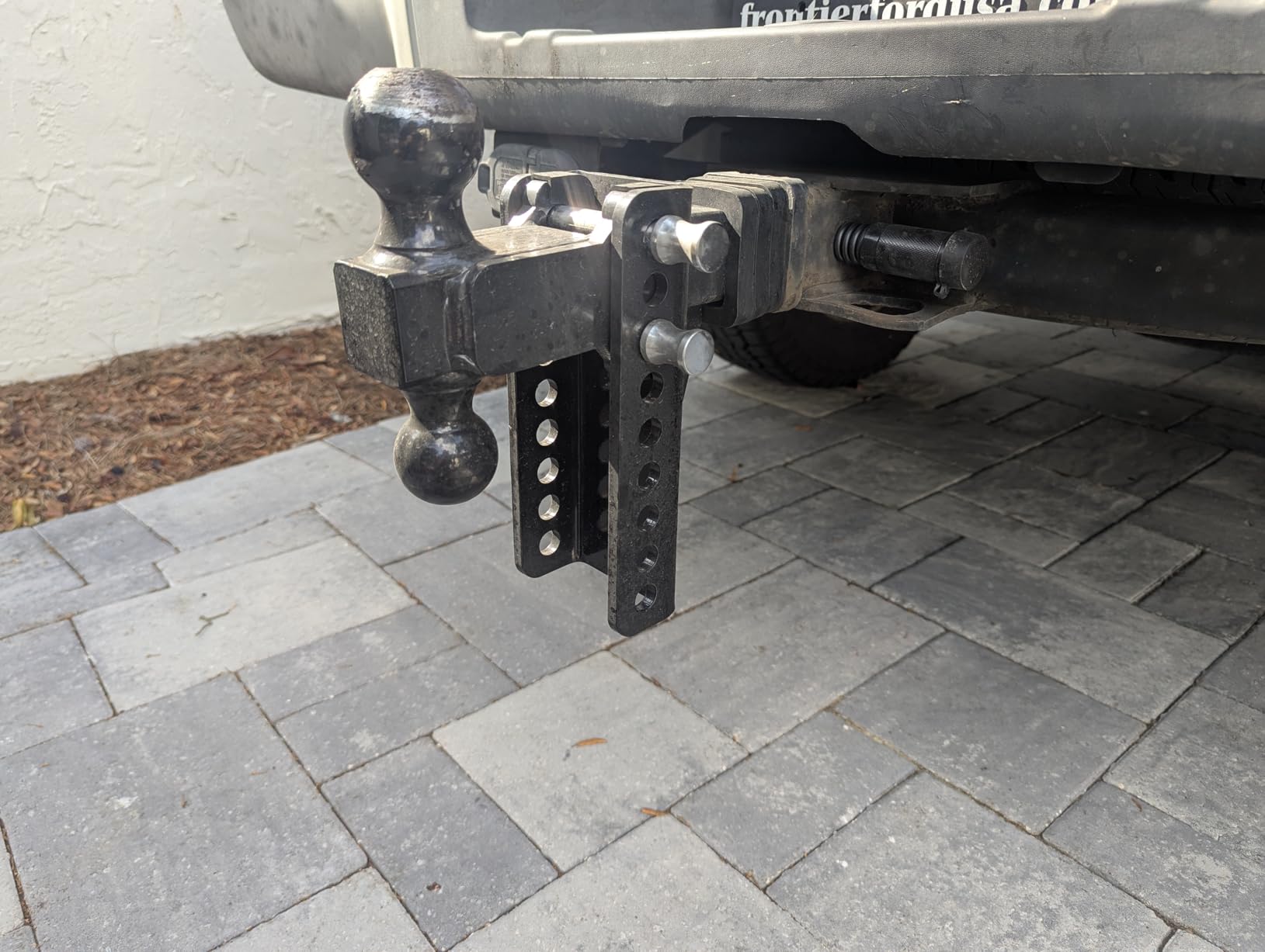 Adjustable Trailer Hitch -Drop Hitch-Tow Hitch with 2 inch Receiver-6inch Drop/Rise, 2