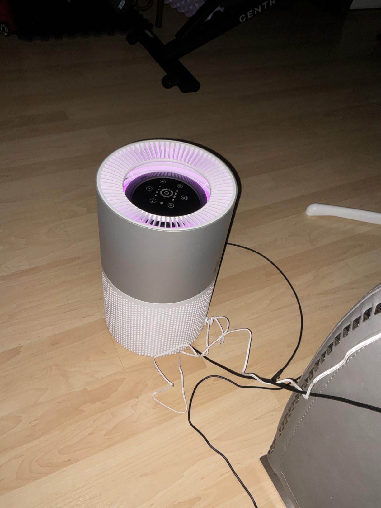GoveeLife Air Purifier for Bedroom, Covers up to 1162ft², 24dB Sleep Mode | Smart Air Purifier with App & Alexa Control, RGB Night Light, PM2.5 Sensor Air Purifier for Pet Hair, Pollen, Dust, Smoke customer photo 1