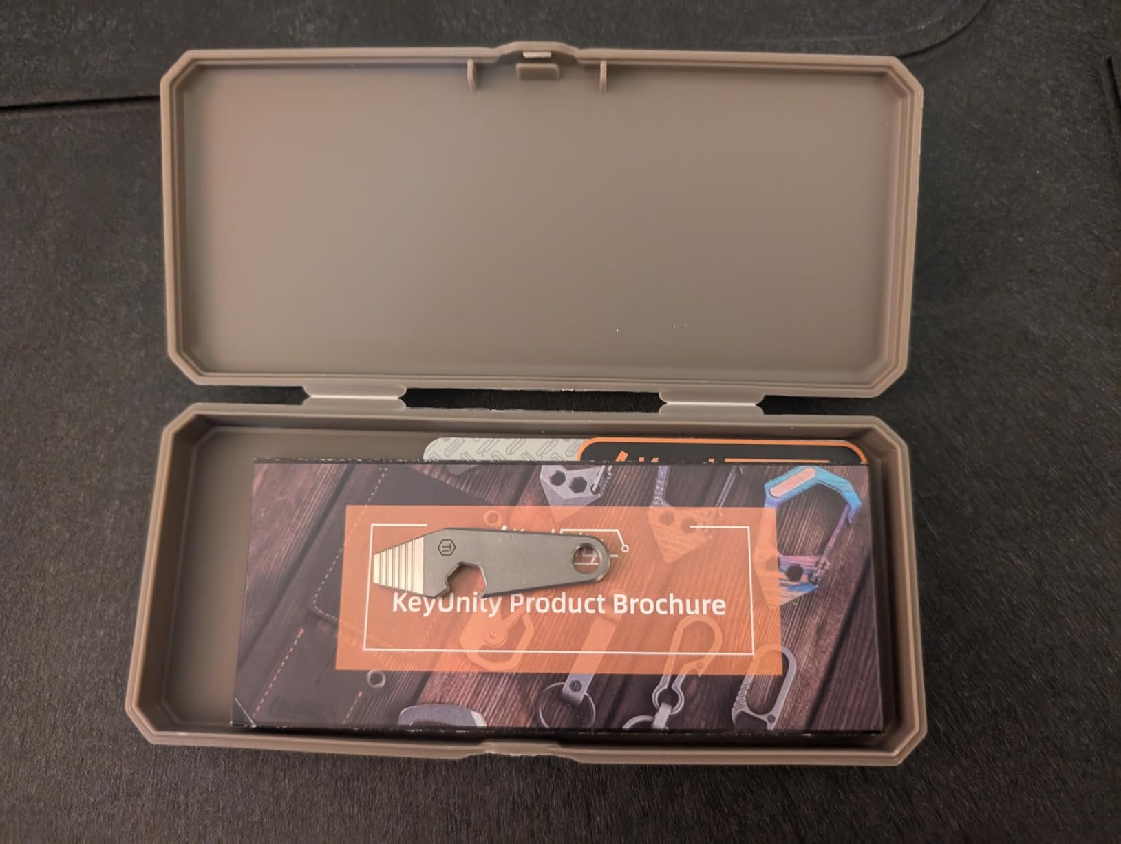 KeyUnity KR01 Titanium Pry Bar Multitool, 6-in-1 EDC Tool, 1.77-Inch Length | 1/4