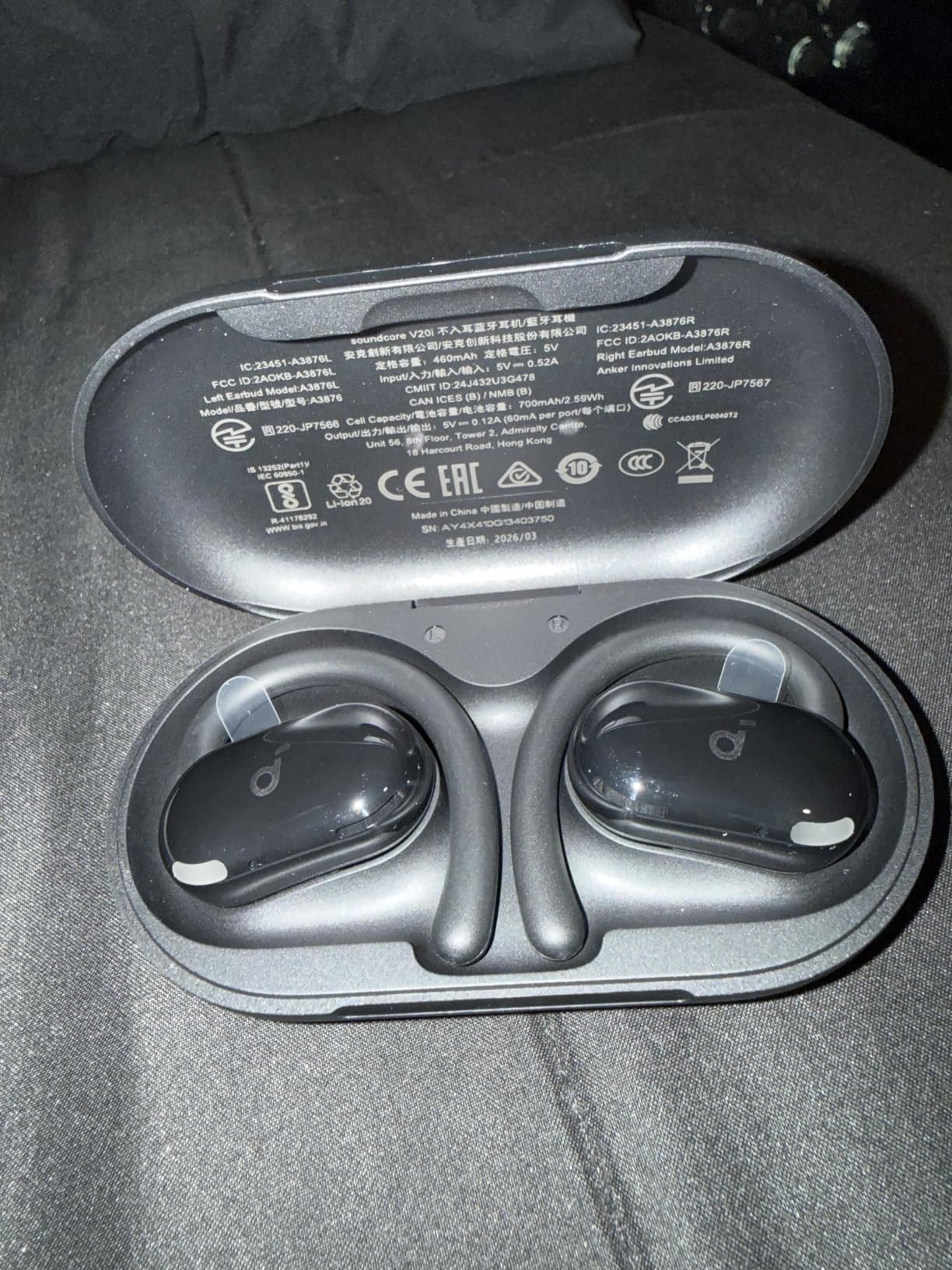 Soundcore V20i by Anker Open Ear Earbuds, Open Ear Headphones True Wireless customer photo 1
