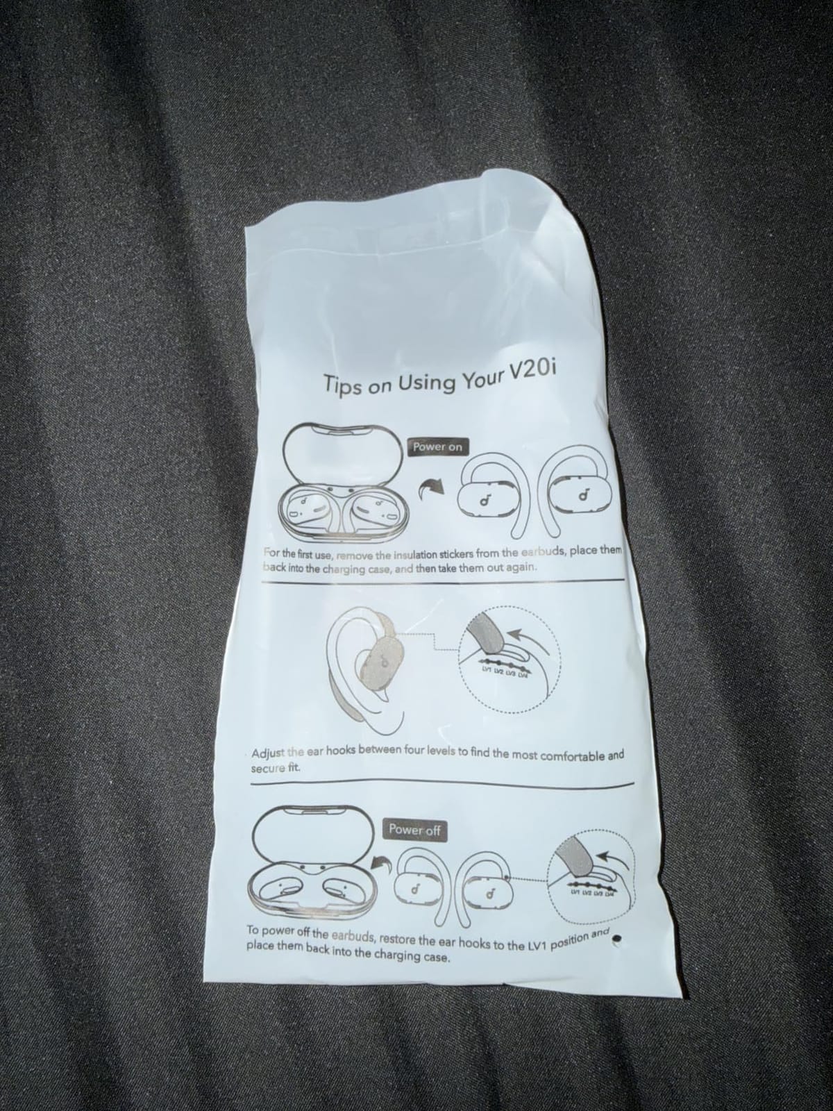 Soundcore V20i by Anker Open Ear Earbuds, Open Ear Headphones True Wireless customer photo 2