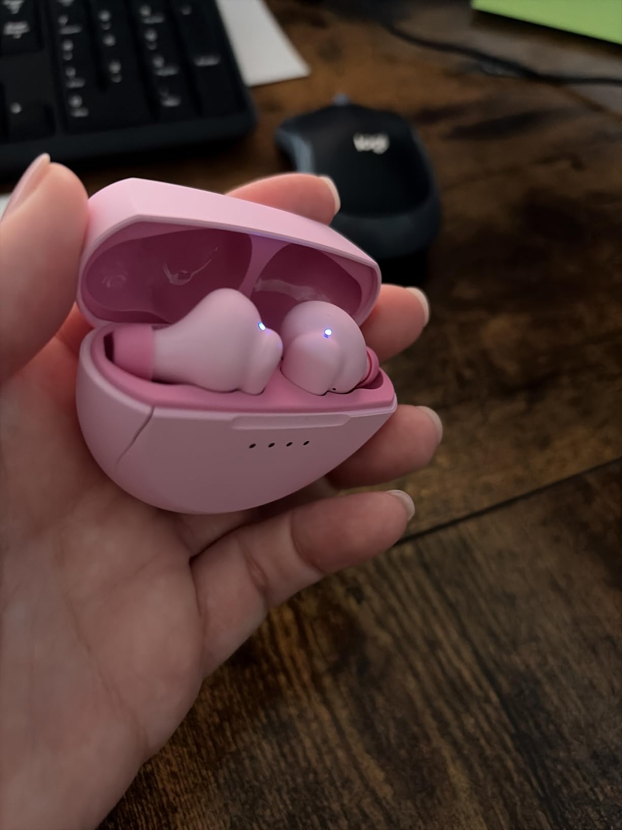 Belkin SoundForm Nano 2 Kids True Wireless Earbuds | In-ear Bluetooth earbuds for kids ages 7+, 85dB volume limiter, IPX5, ENC, touch controls, school, travel customer photo 2