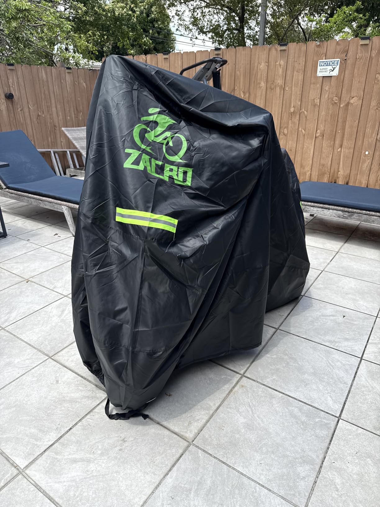 Zacro 420D Heavy Duty Motorcycle Cover, Waterproof Outdoor All Weather UV Dust Snow Proof, Universal Fit for Harley Honda Yamaha Suzuki Scooter Dirt Bike customer photo 1