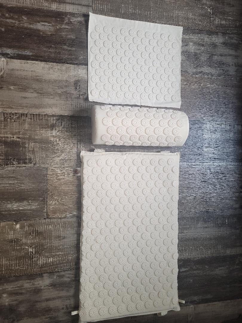 Acupressure Mat and Pillow Set with Mini Pad - Full Body Pain Relief customer photo 2
