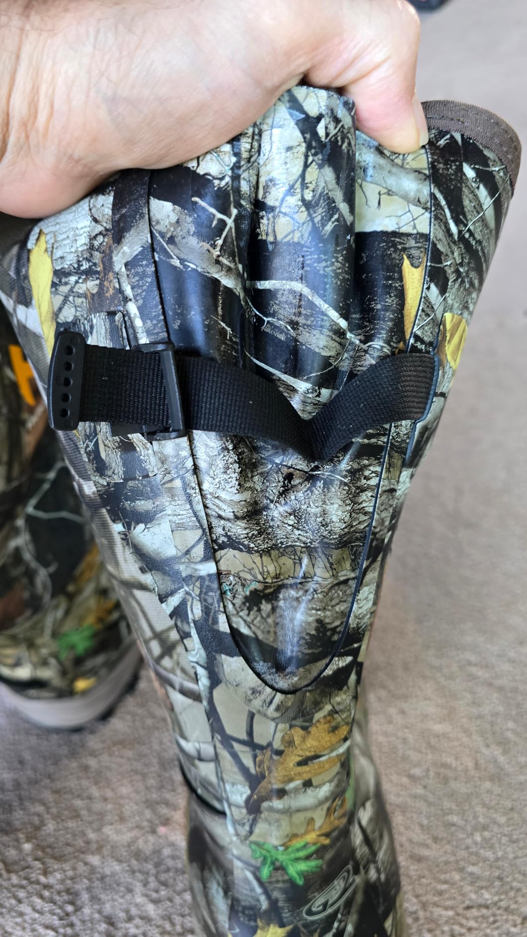 Rubber Hunting Boots for Men, 800g Insulation with EVA Midsole | Waterproof Insulated 6mm Neoprene Shoes for Outdoor Hunting (Next Camo, Size 6-14) customer photo 1