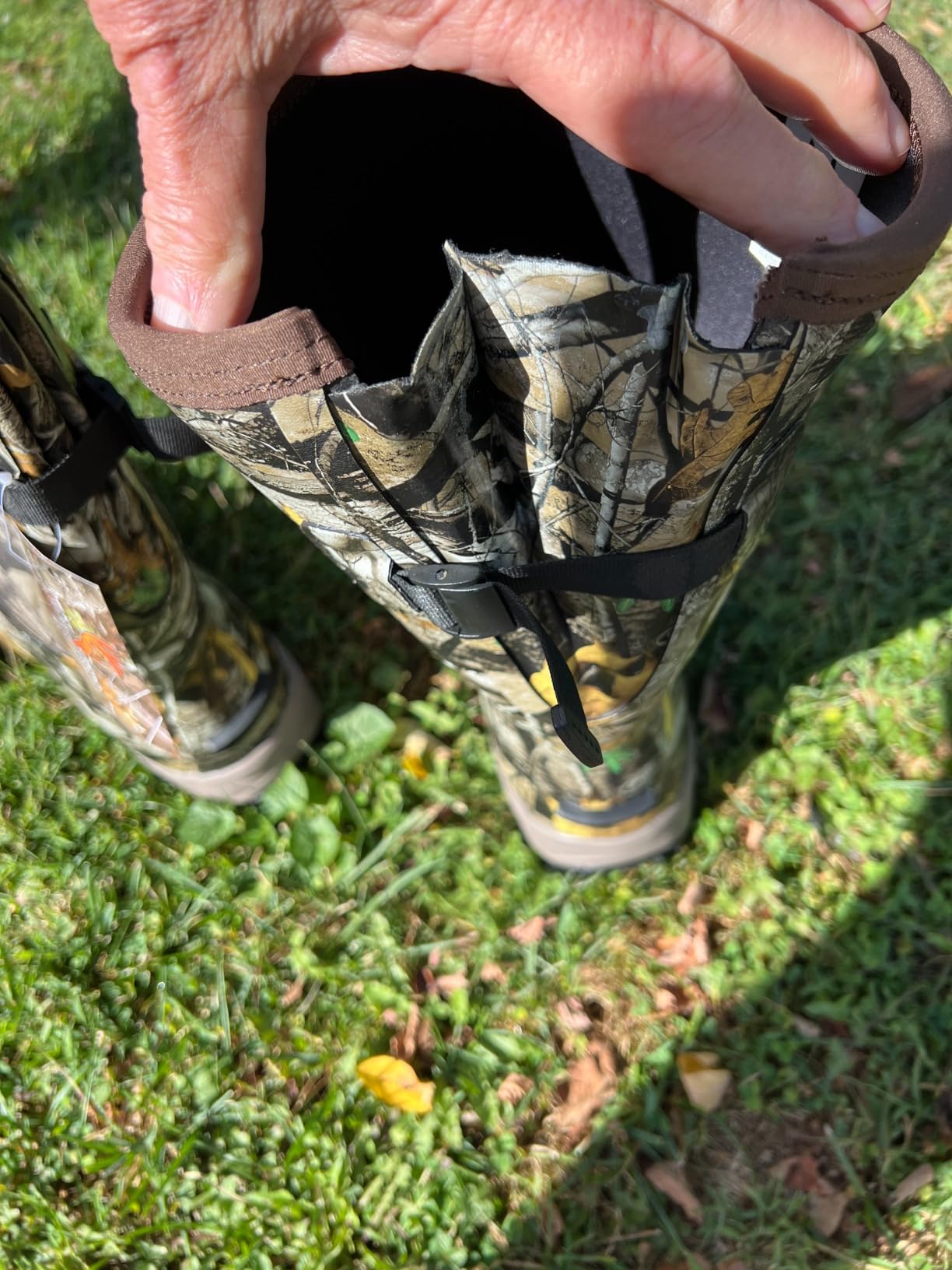 Rubber Hunting Boots for Men, 800g Insulation with EVA Midsole | Waterproof Insulated 6mm Neoprene Shoes for Outdoor Hunting (Next Camo, Size 6-14) customer photo 2