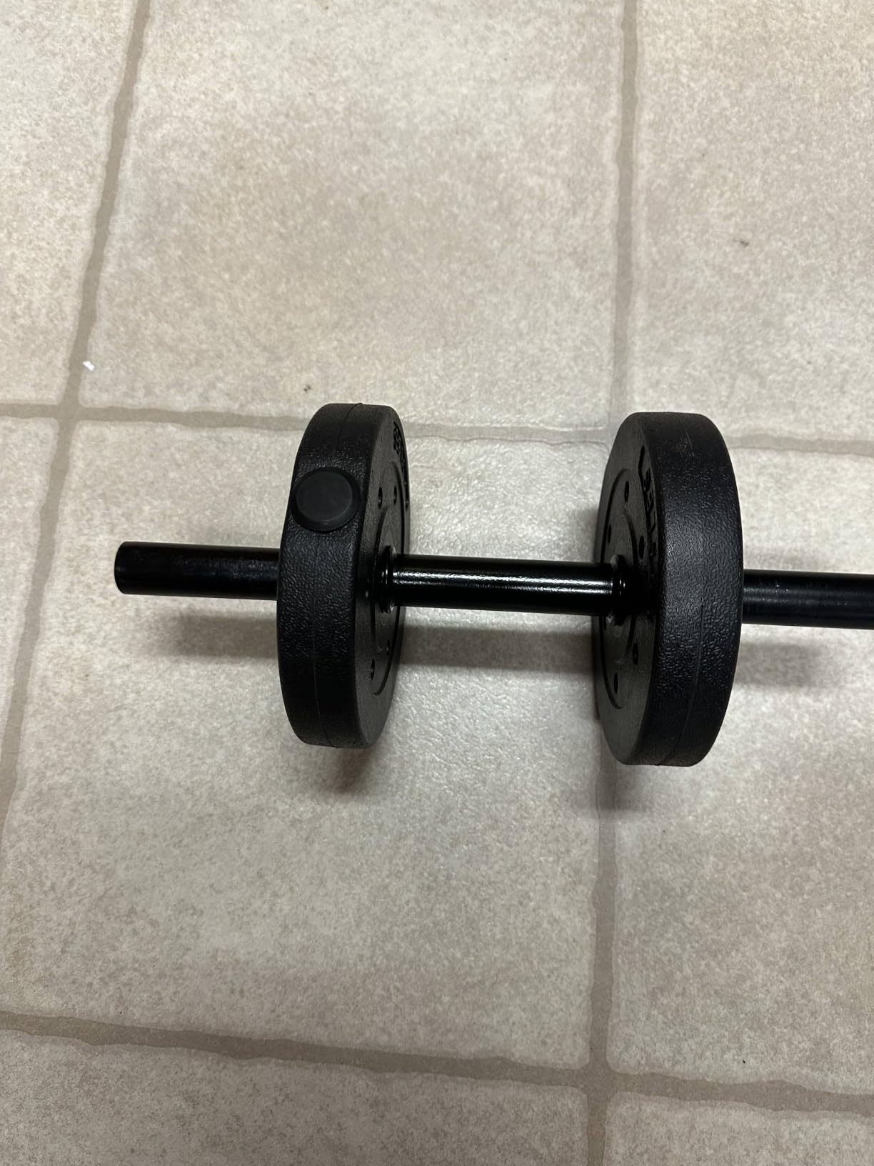 CAP Barbell 40-Pound Adjustable Cement Dumbbell Set - Versatile Weights for Home Gym customer photo 2