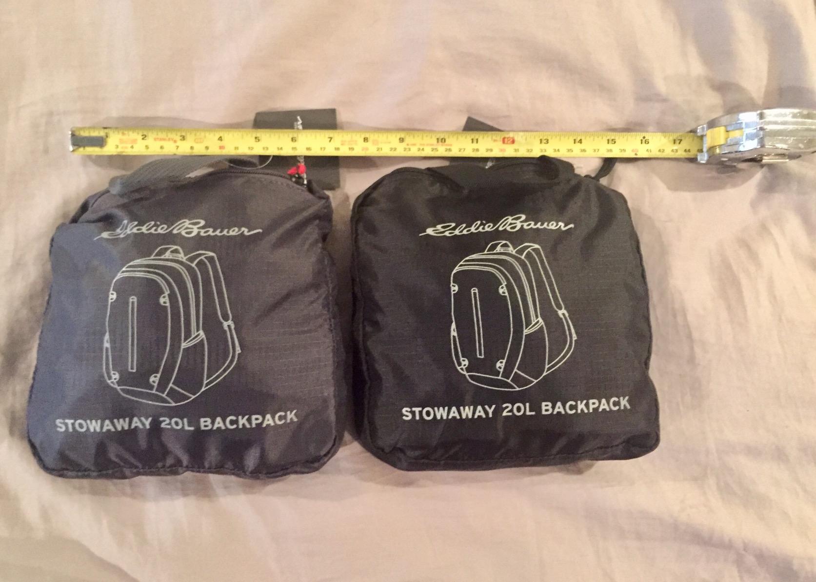 Eddie Bauer Stowaway Packable Backpack - Spruce, 20L customer photo 2