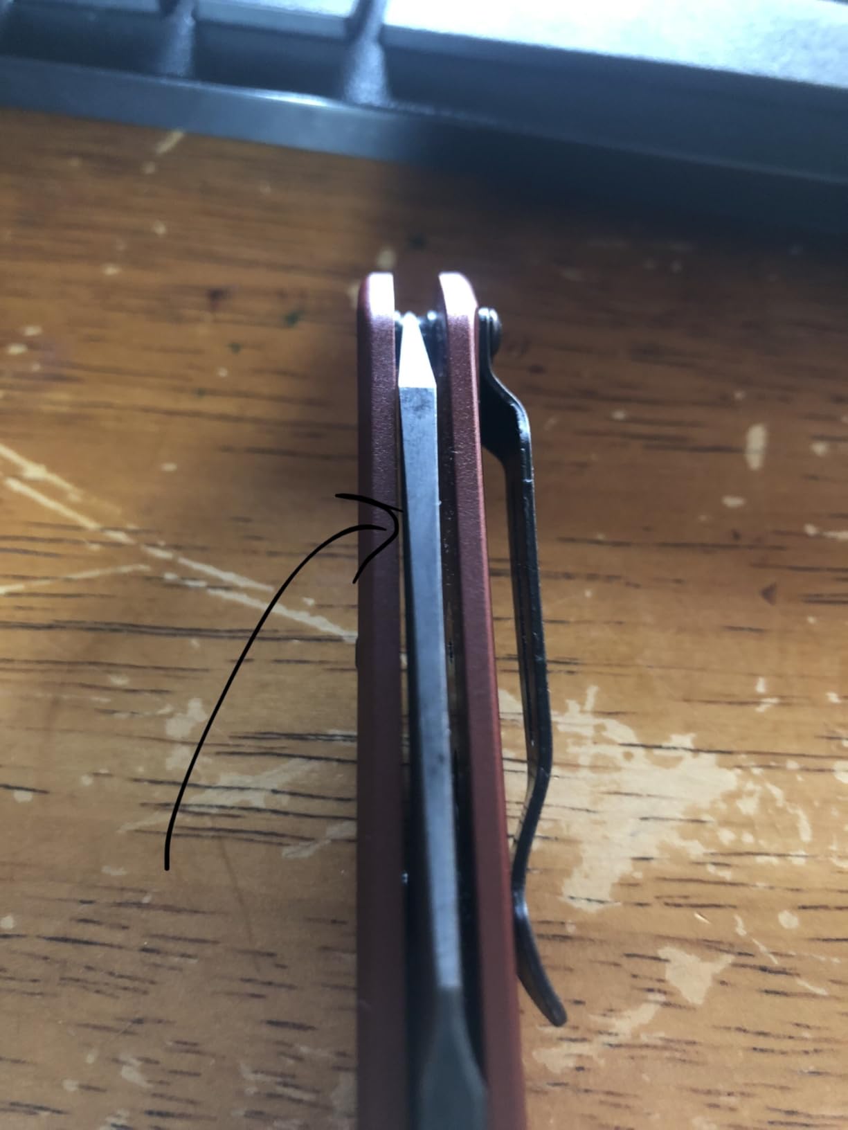 Benchmade Osborne EDC Knife, MagnaCut Steel Blade (940BK-03) | Burnt Copper Aluminum handle, Reverse Tanto blade customer photo 2