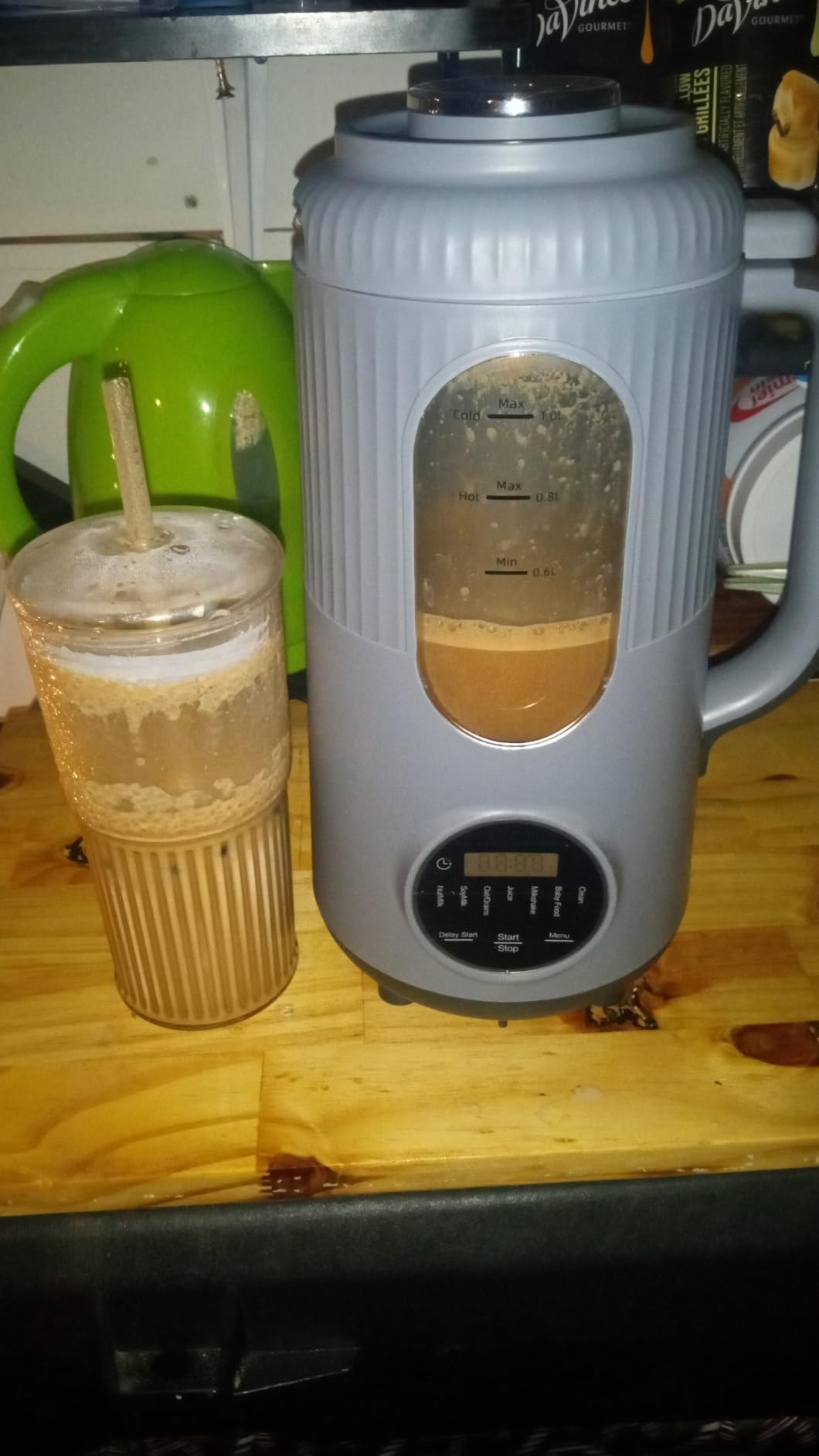 8 in 1 Nut Milk Maker,35oz(1000ml) Automatic Homemade Almond, Oat,Blenders,Plant-Based Milk and Non-Dairy Beverages, Milk Maker Machine with Delay Start/Self Clean customer photo 2
