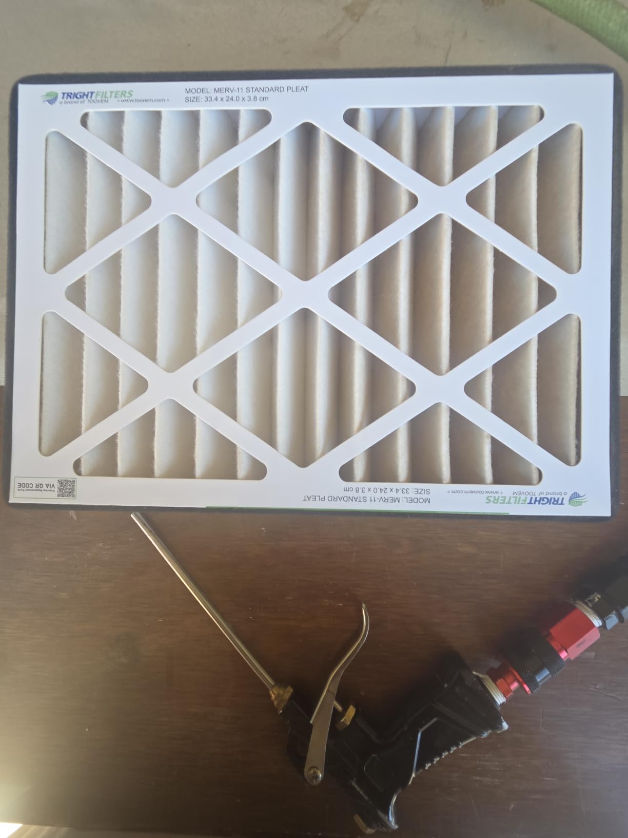 Abestorm 360 Degree Intake Air Filtration System for Woodworking, Built-in Ionizer, 1350CFM Hanging Air Filter, Shop Dust Collector, Garage WorkShop, MERV-11 filter, DecDust 1350IG customer photo 2
