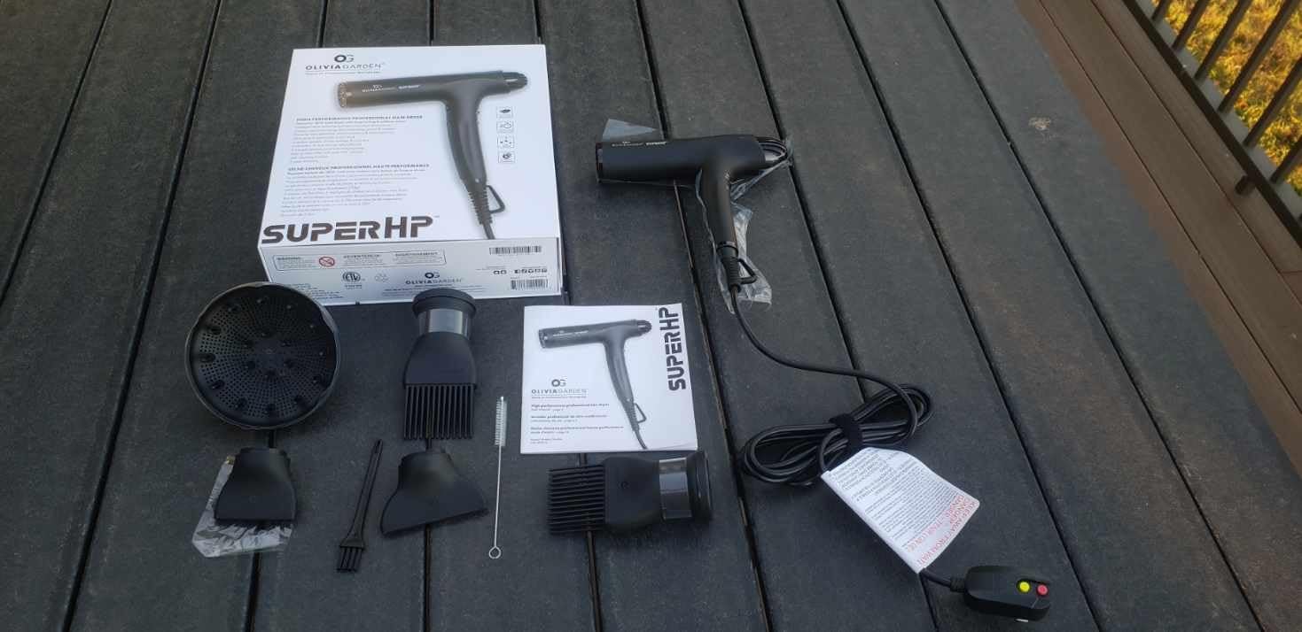 Olivia Garden 1875W SuperHP Professional Hair Dryer for All Hair Types - Quiet, Fast Drying Blow Dryer customer photo 1