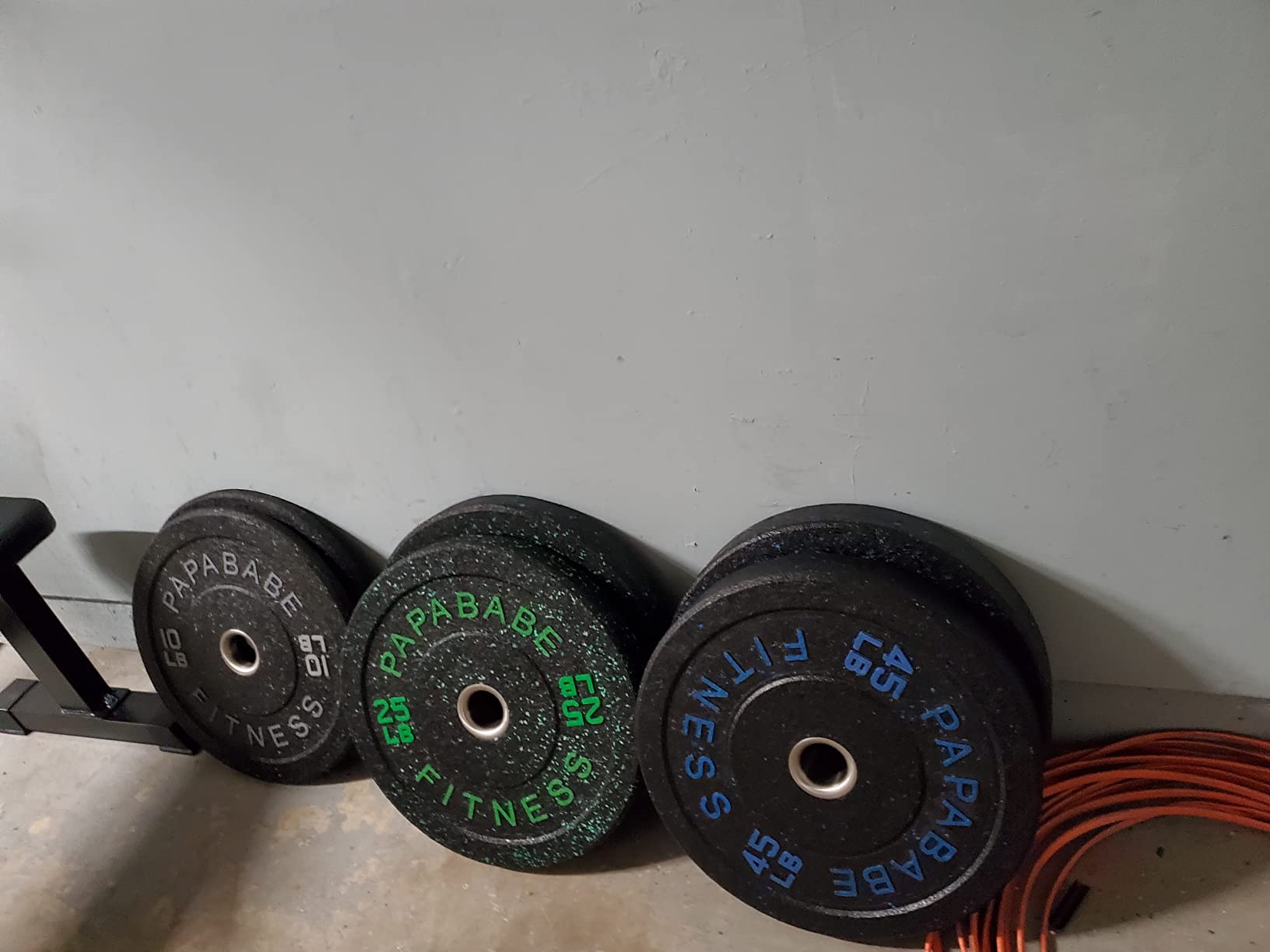 Papababe 20-650lbs Bumper Plates 2