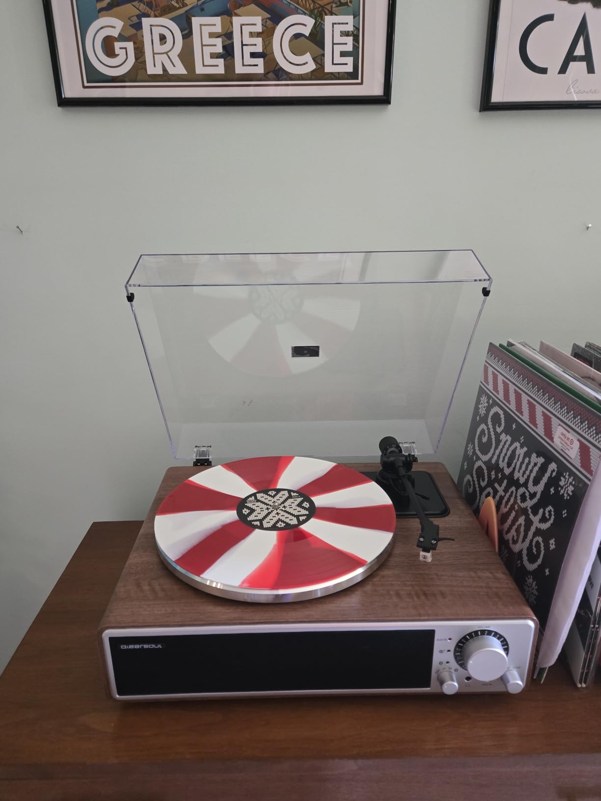 ONE-Q All-in-one Vinyl Record Player with Bluetooth 5.4 | HiFi Turntable Built-in Speakers, Phono Preamp, AT-3600L Cartridge, 33/45 RPM, Auto Off customer photo 2