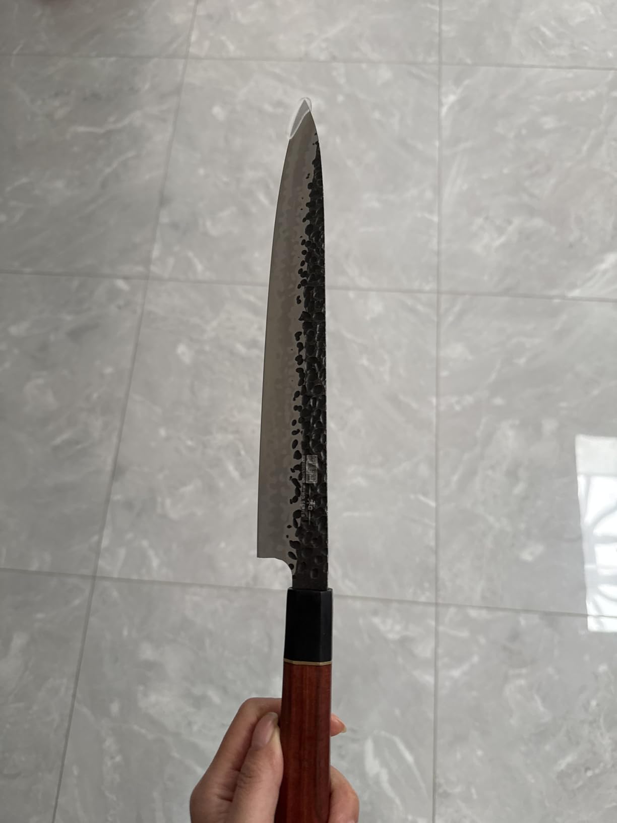 HOSHANHO Sushi Knife 10 Inch, Ultra Sharp Sashimi Knives, Rosewood Handle customer photo 1