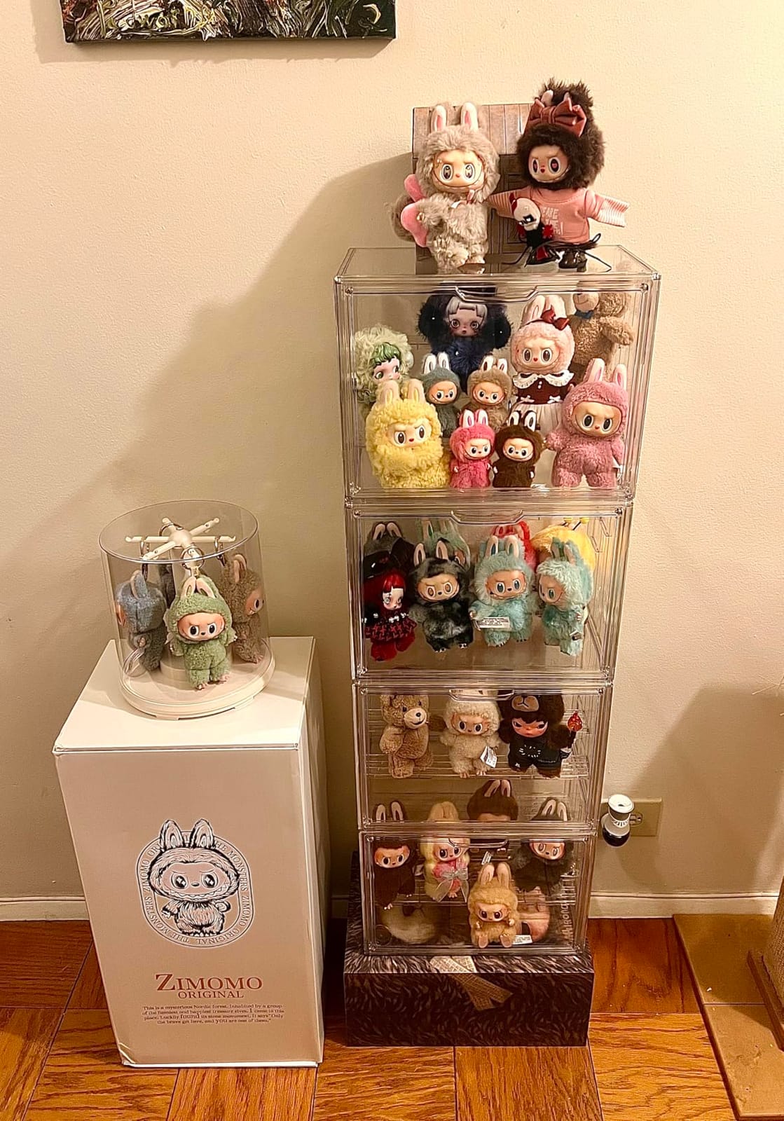 4 Layer Stackable Acrylic Figure Case for Collectibles Display Box, 4 Pack | Removable Adjustable Partitions & Magnetic Door, Interlocking Stable Design, Dustproof Cover for Figurine Storage customer photo 1
