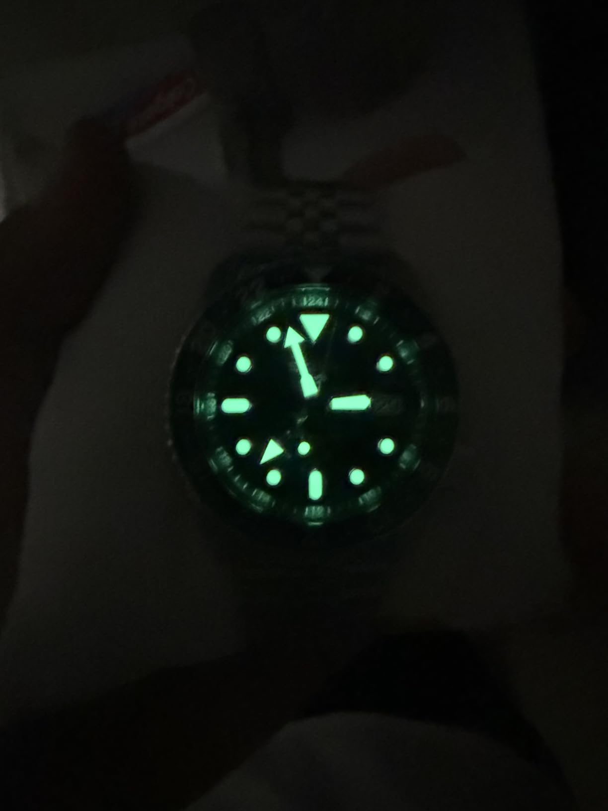 SEIKO 5 Sports SKX GMT Automatic Green Dial Sprite Bezel Men's Watch SSK035 customer photo 1