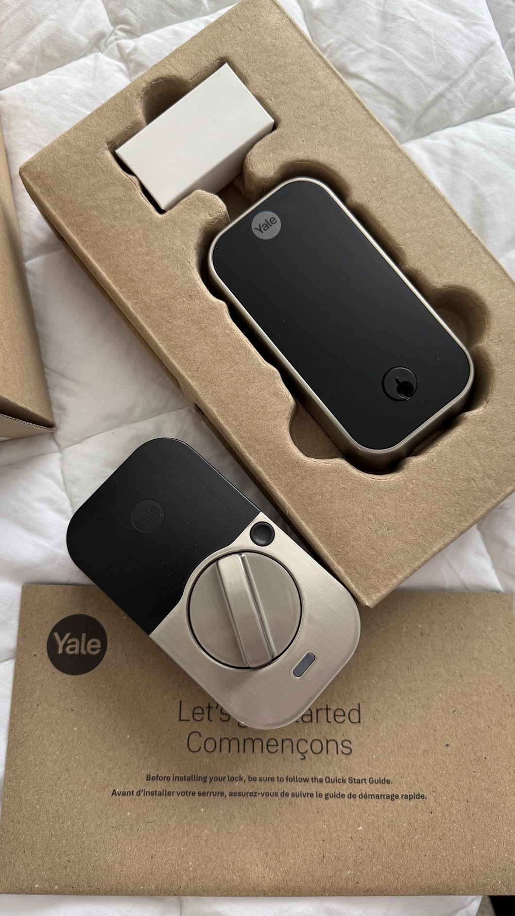 Yale Assure Lock 2 Touch Keypad Deadbolt with Wi-Fi, Satin Nickel | Auto-lock with DoorSense, IPX5 rated, Wi-Fi connected bridge for extended battery life, backup key, YRD420-CB1-619 customer photo 1