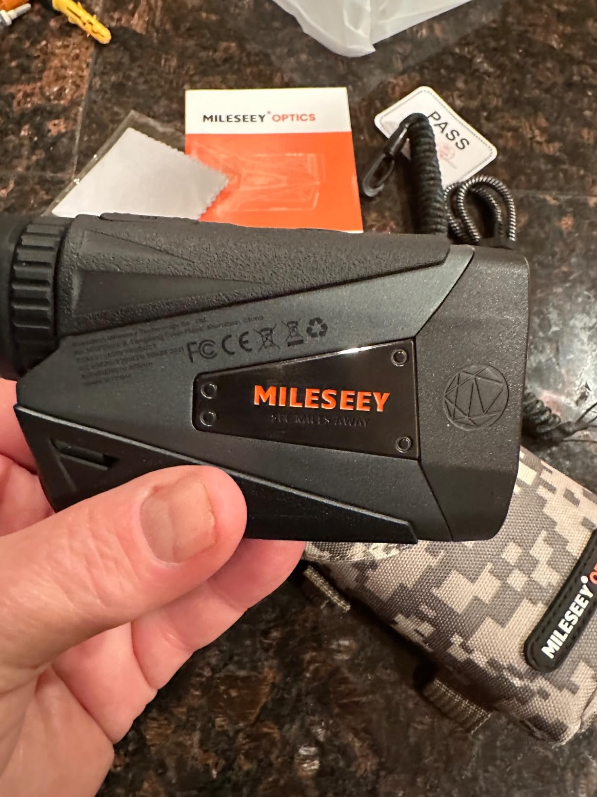 MILESEEY IONJET Hunting Rangefinder, 8000+ Yards, Ballistic/Archery/P2P/LOS Mode, MicroLED Display, 7.5X Magnification, w/Environmental Sensors, Rechargeable Waterproof Laser Range Finder for Rifle customer photo 1