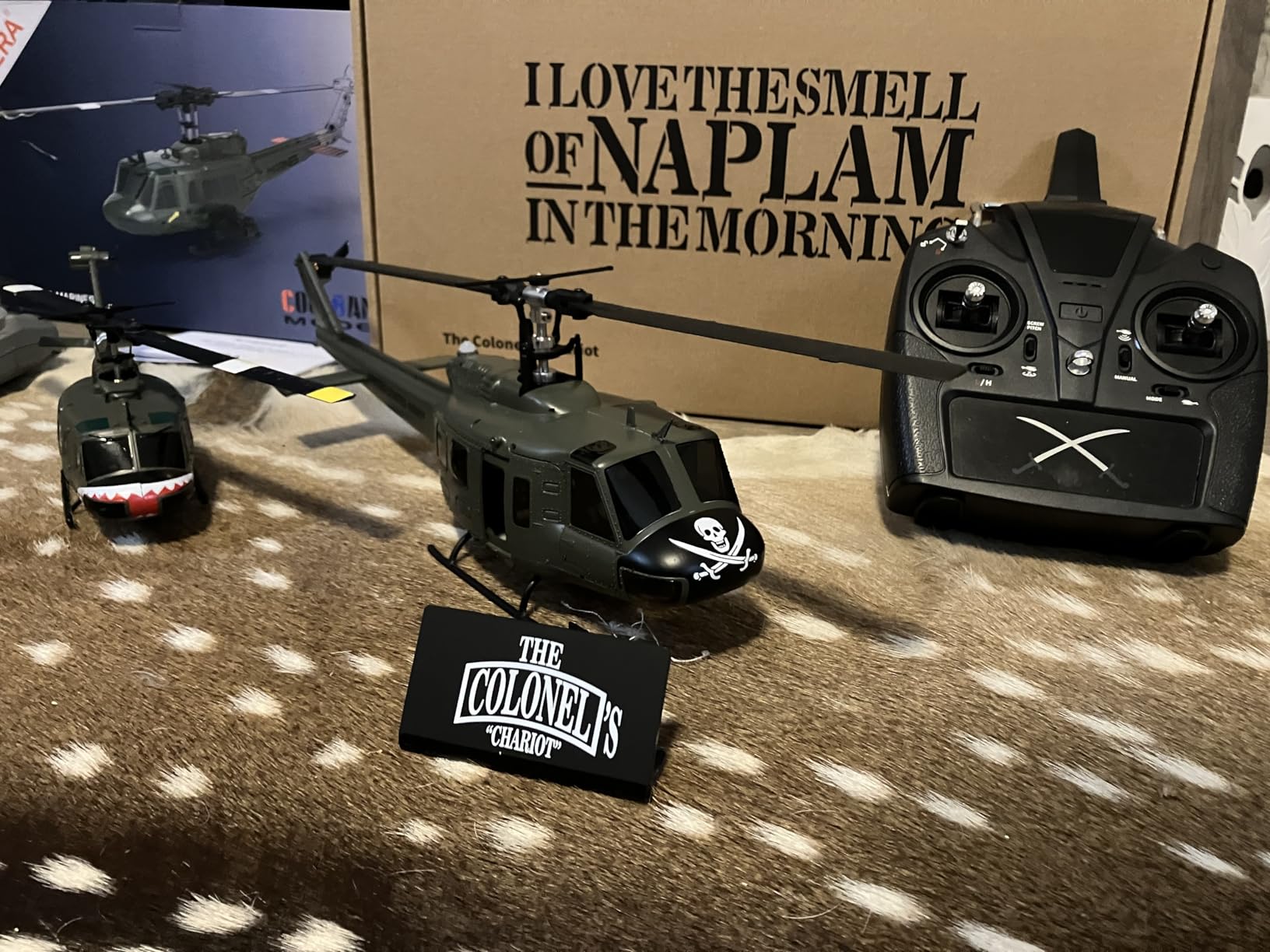UH-1 RC Helicopter - Huey Collectable Remote Control Helicopter with Auto-Hover for Adults, Beginners, 1/27 Scale, 2 Batteries customer photo 1