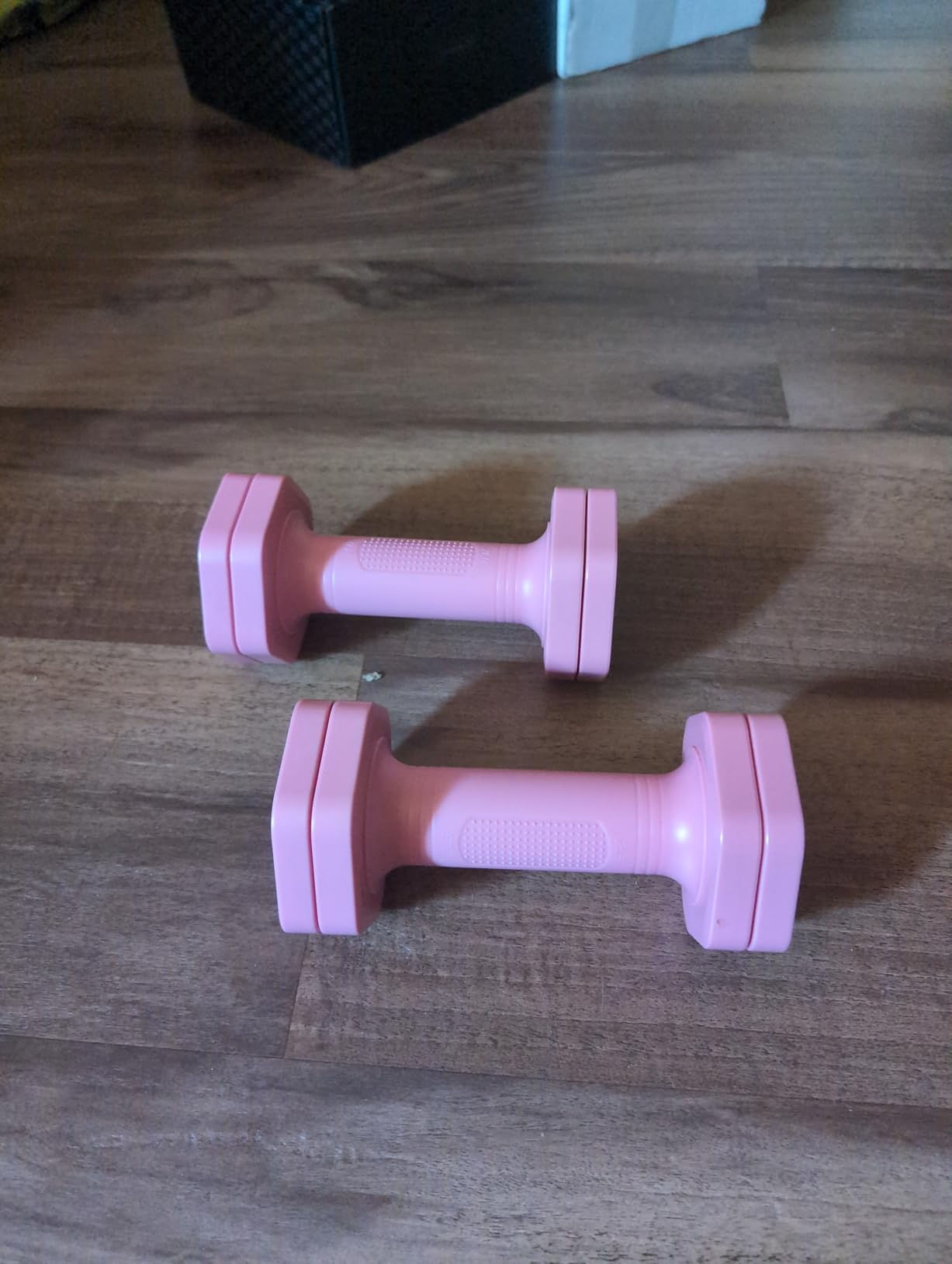 EQUIPRO Adjustable Dumbbell Set, 4 in 1 Free Weights Dumbbells Set for Women, 2lb 3lb 4lb 5lb with TPU Soft Rubber Handle customer photo 1
