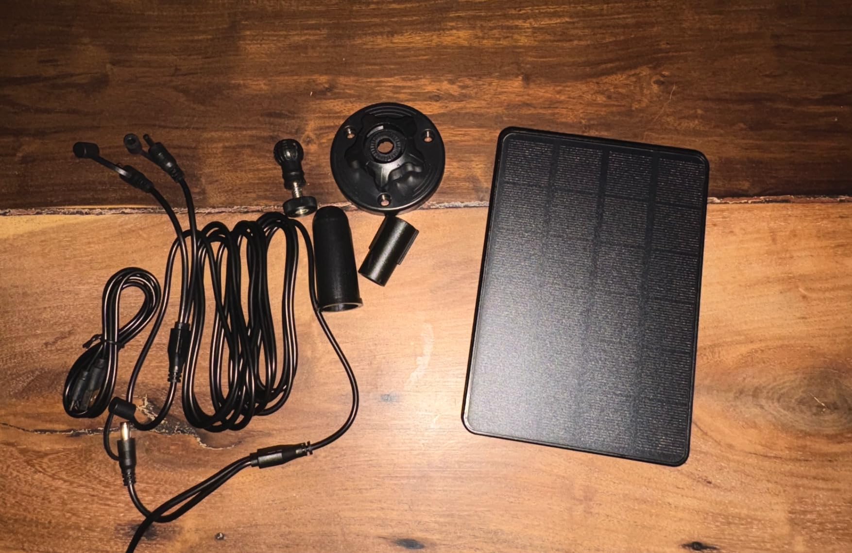 Trail Camera Solar Panel, Mini Solar Battery Charger DC 12V/1A 6V/1.5A & USB-C Build-in 5000mAh Rechargeable Lithium Battery, IP66 Waterproof Hunting Accessory, 10ft Cable, 6.7