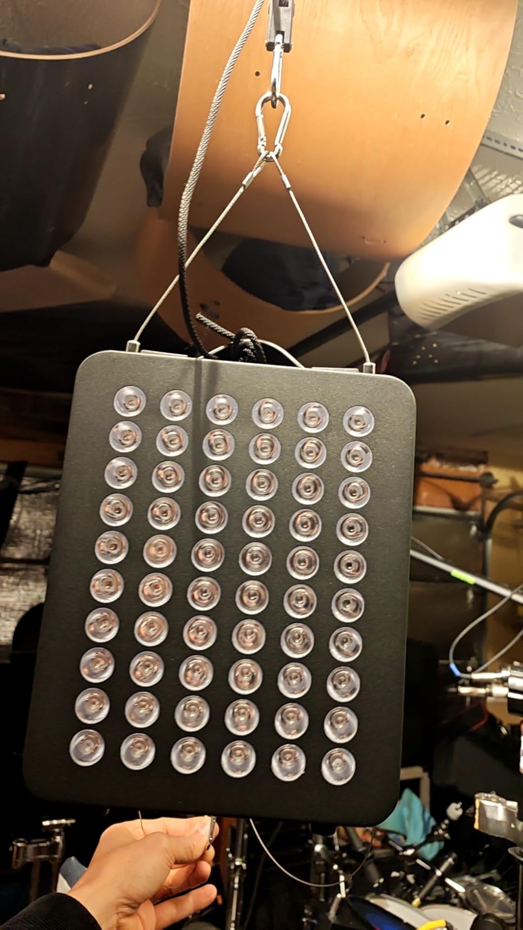 Red Light Therapy for Body, 660nm 850nm Near Infrared Light Therapy Panel, 60 Dual Chip LED Device with 300W of Power, Includes Hanging Kit & Handle customer photo 1