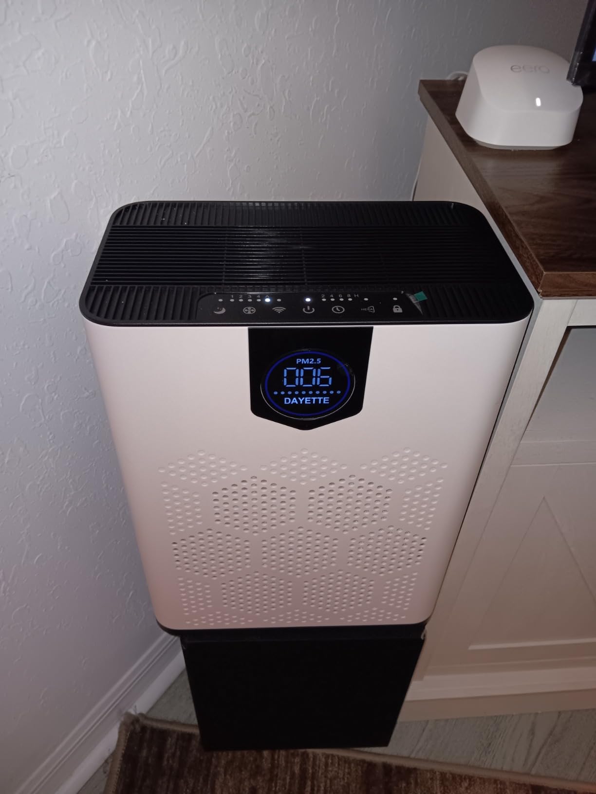 DAYETTE Smart Air Purifier for Home Large Room 3000Ft², App & Alexa Control | Dual Air Intake, Washable Pre-Filters and 2x H14 HEPA Filters Air Purifier With Auto Mode Remove Dust, Pet Dander, Odor, Hair customer photo 1
