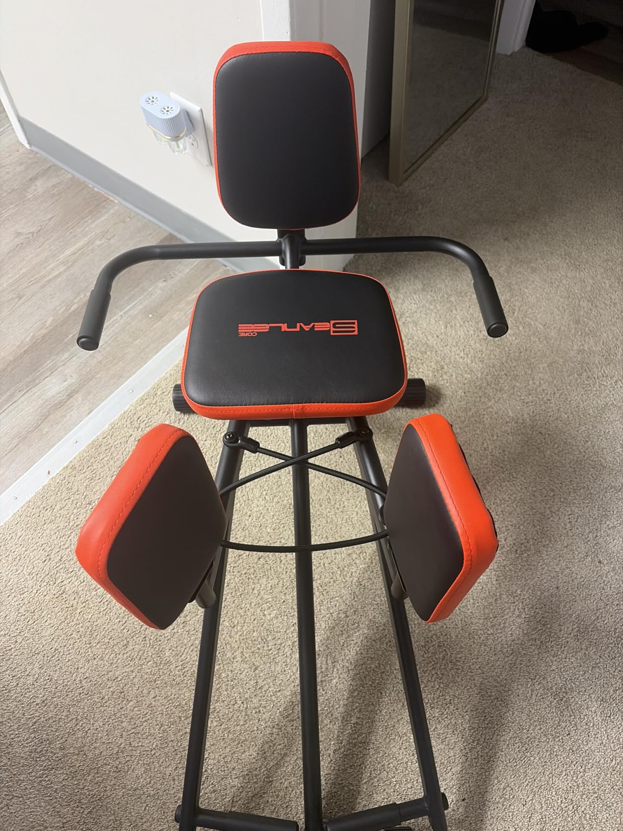 Hip Abductor Machine for Home Gym | Glute & Thigh Exercise Equipment, Outer Thigh Sculpting, Glute Machine for Women, Leg Abductor Machine, Booty Builder for Butt Workout customer photo 2