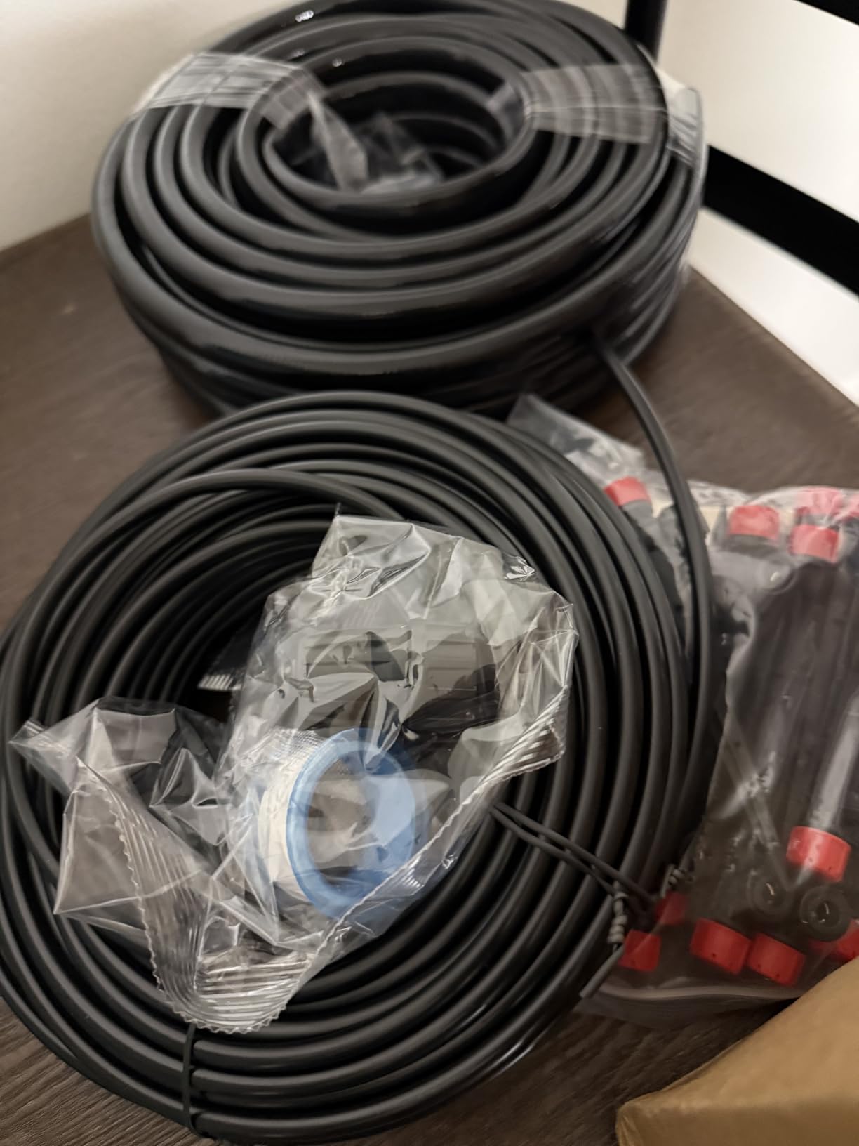 Push-to-Connect Drip Irrigation System Kit, Complete Premium Garden Watering System with 50FT 1/2