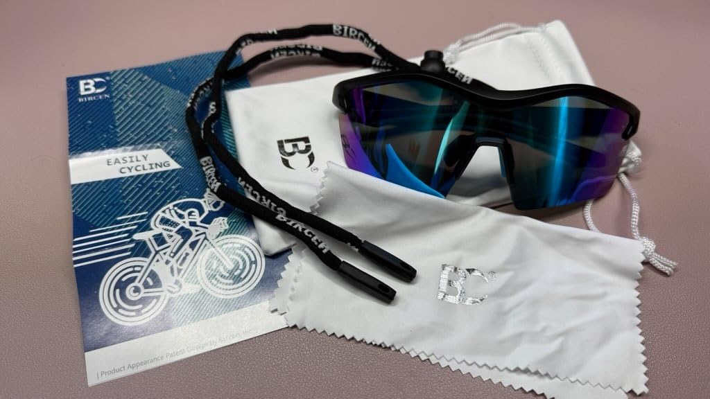 BIRCEN Photochromic Cycling Glasses for Men Women: UV400 Baseball Sunglasses, Sports Sunglasses for Running MTB Golf customer photo 1