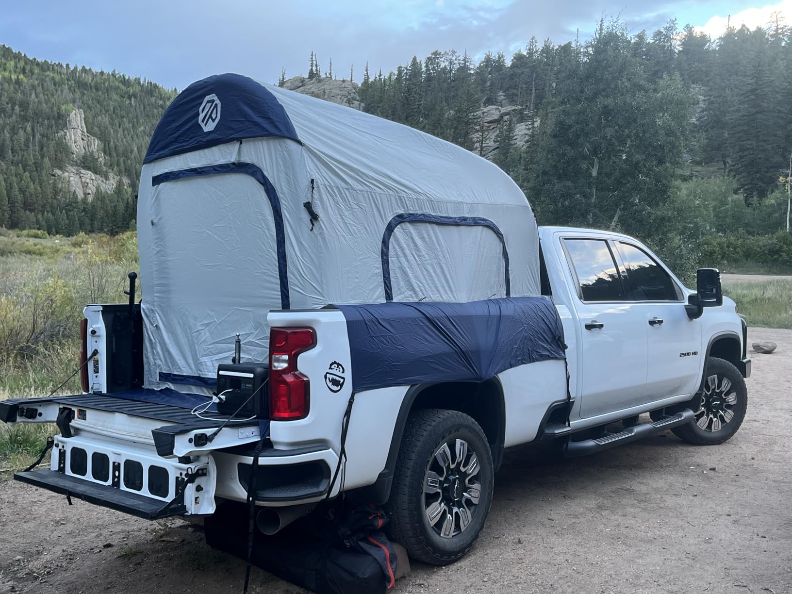 Niphean Truck Bed Tent for Camping 5.5ft-8ft for 2+1 People, 2 Mins Fast Setup Inflatable Pickup Truck Tent, PU 3000mm Waterproof & High-Strength Windproof, Spacious Interior for Multi-Landscape customer photo 2