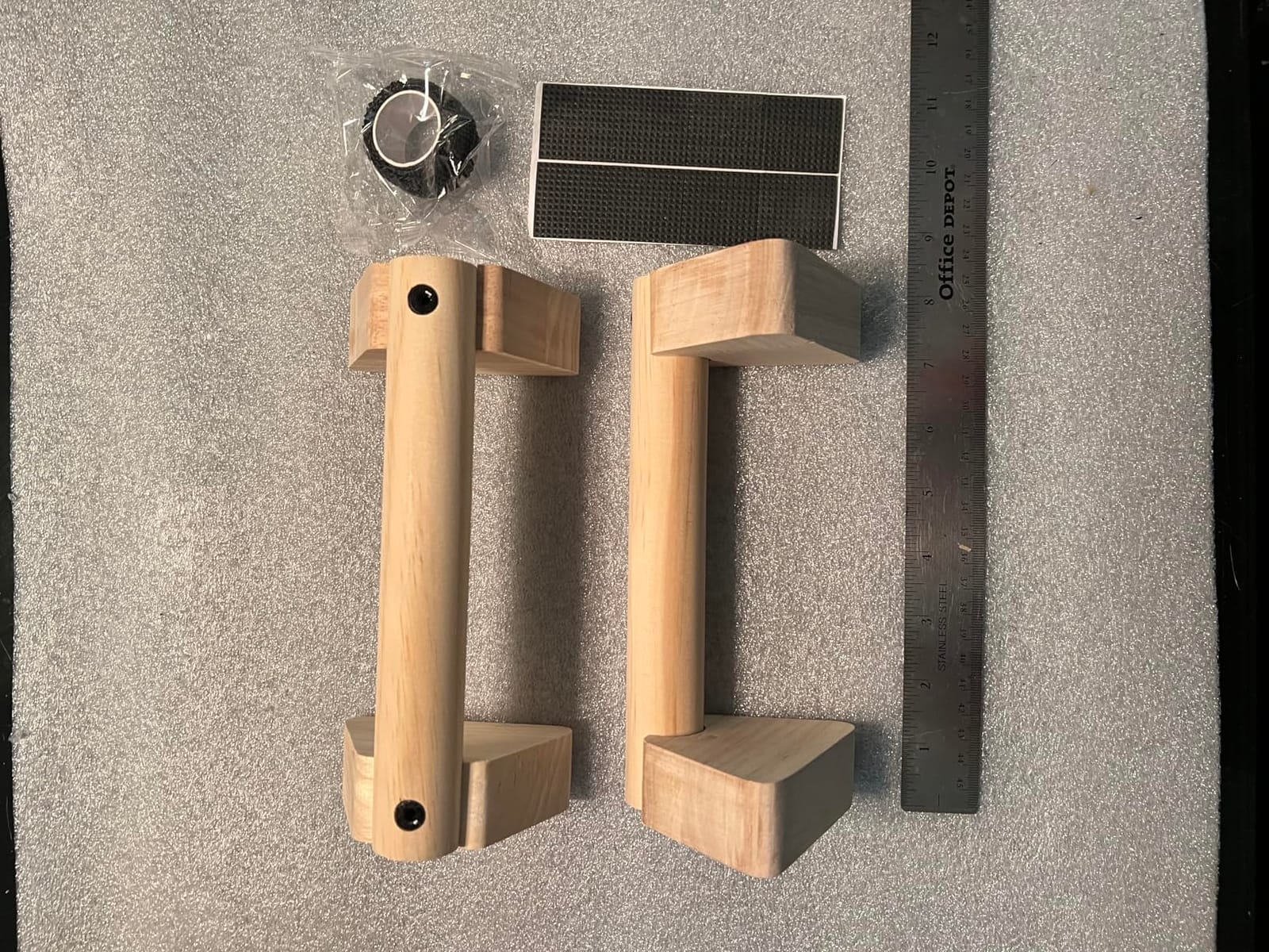 Parallettes Bars - Wooden Calisthenics Equipment for Handstand Training, Push Up Bars & Calisthenics Bar - Handstand Blocks and Pushup Handles for Men customer photo 1