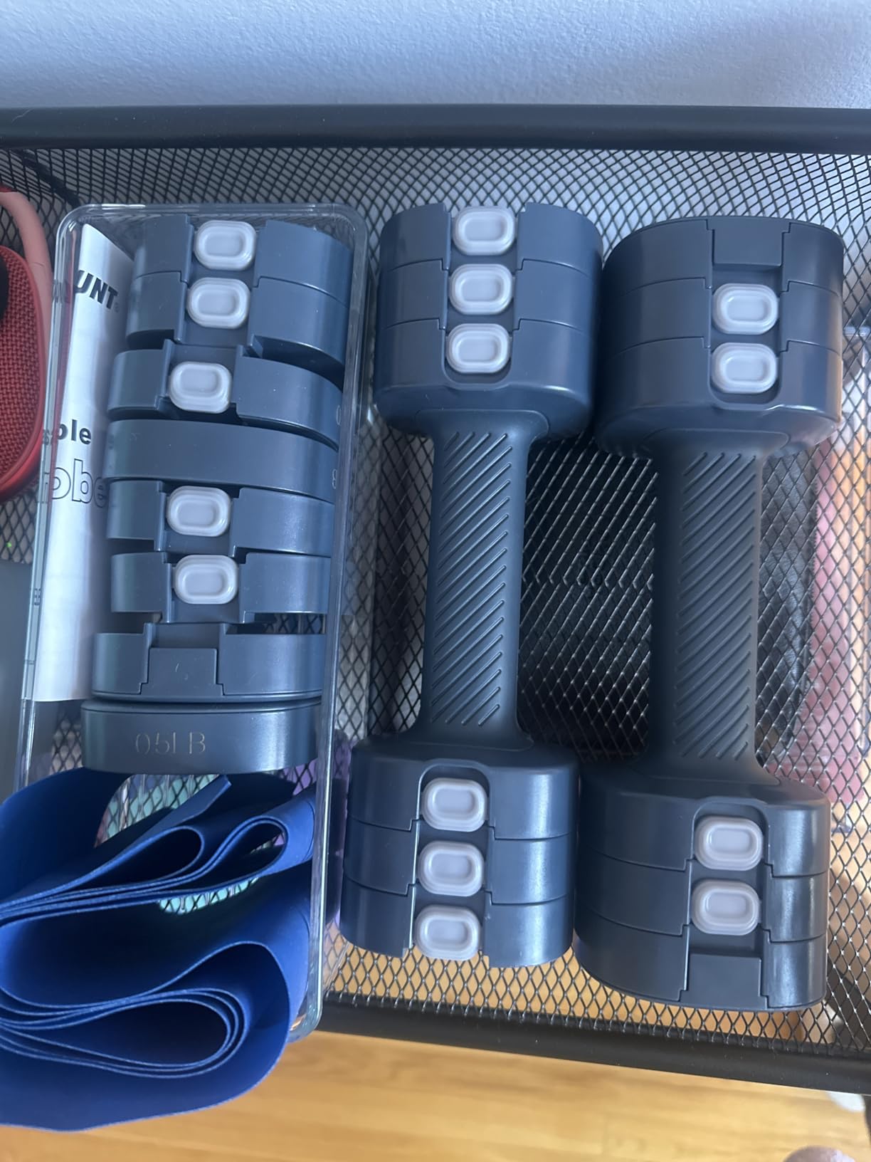 EAST MOUNT Adjustable Weight Dumbbells Set of 2, 8 in 1 Hand Weights for Women 2lb/3lb/4lb/5lb/6lb Dumbbell Weights Set 12 lbs/Pair customer photo 1