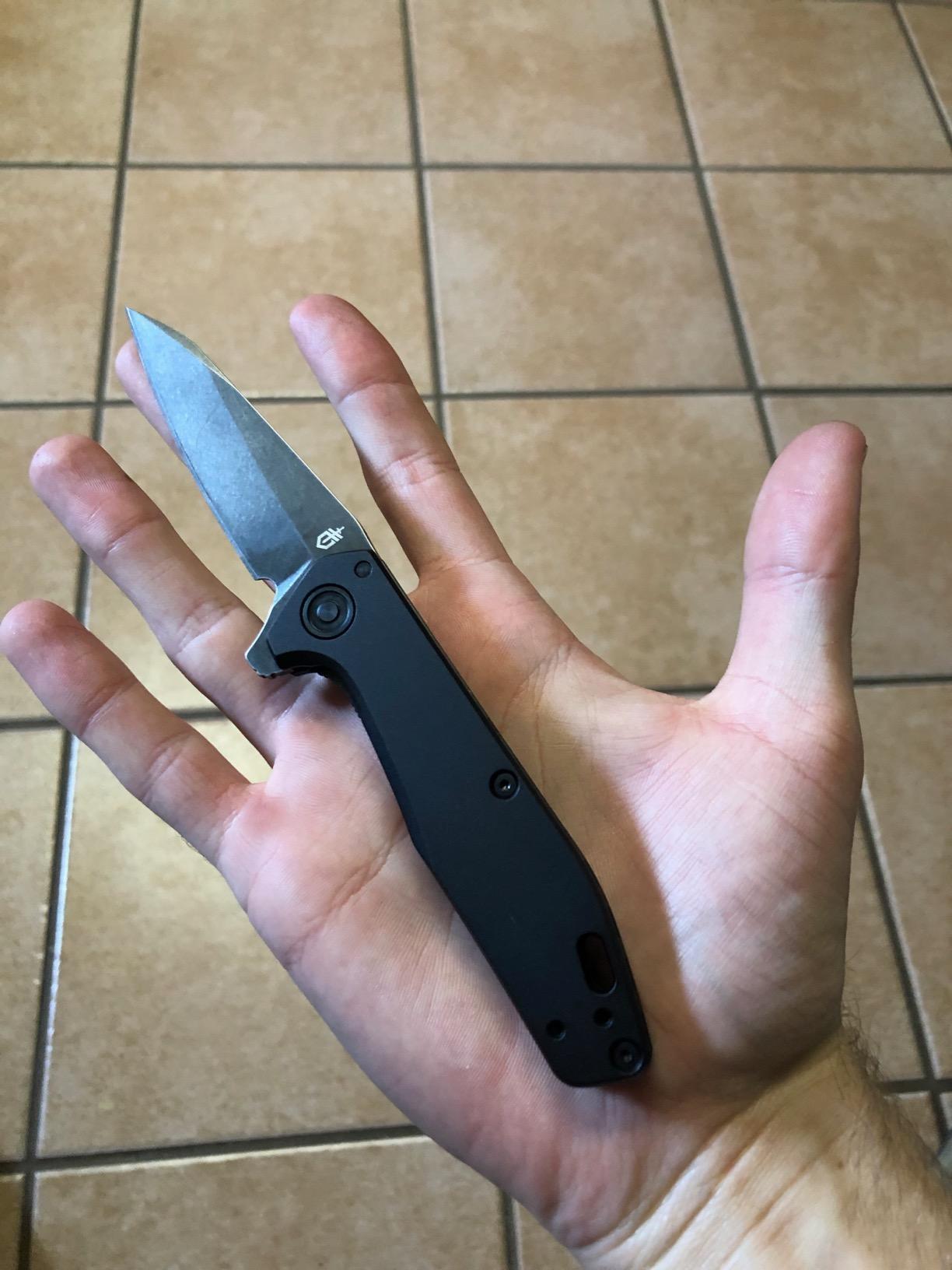 Gerber Gear Fastball (Magnacut) - Slim, Lightweight Folding Pocket Knife with Lock Release and 3-Position Clip - EDC Gear - Made in USA - Magnacut Blue customer photo 1