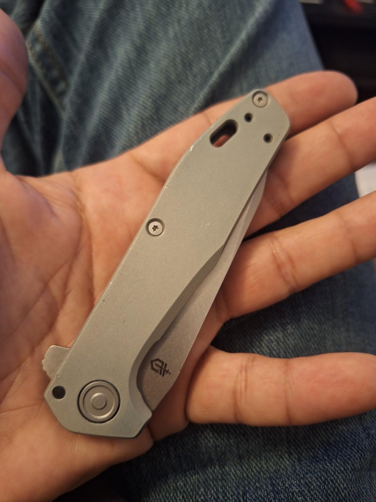 Gerber Gear Fastball (Magnacut) - Slim, Lightweight Folding Pocket Knife with Lock Release and 3-Position Clip - EDC Gear - Made in USA - Magnacut Blue customer photo 2