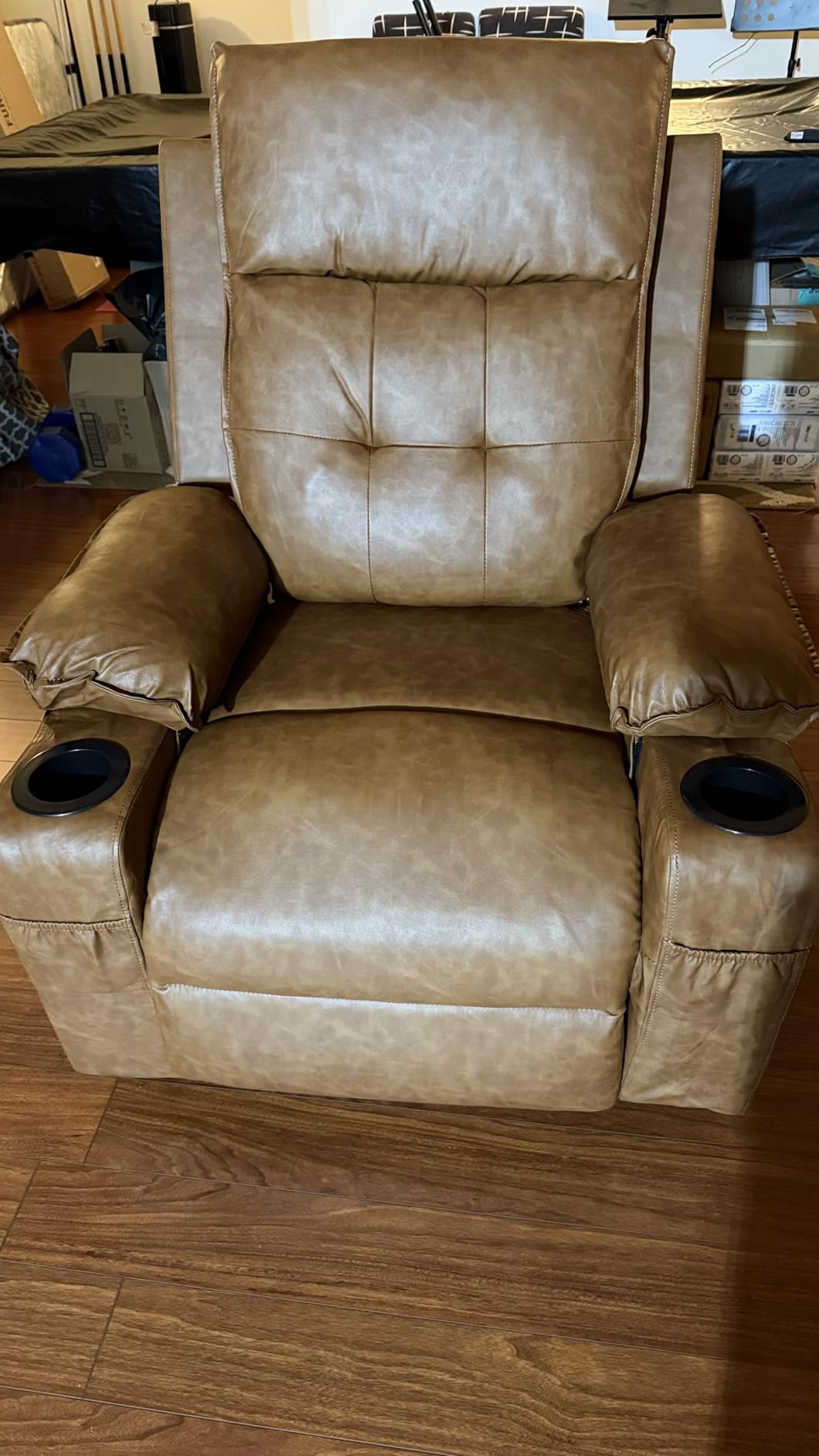 Polar Aurora Power Lift Chair for Elderly, Electric Recliner Chair with Vibrating Massage & Heating, Living Room Chair with Thickened Armrest, USB Ports, 2 Cup Holders customer photo 1