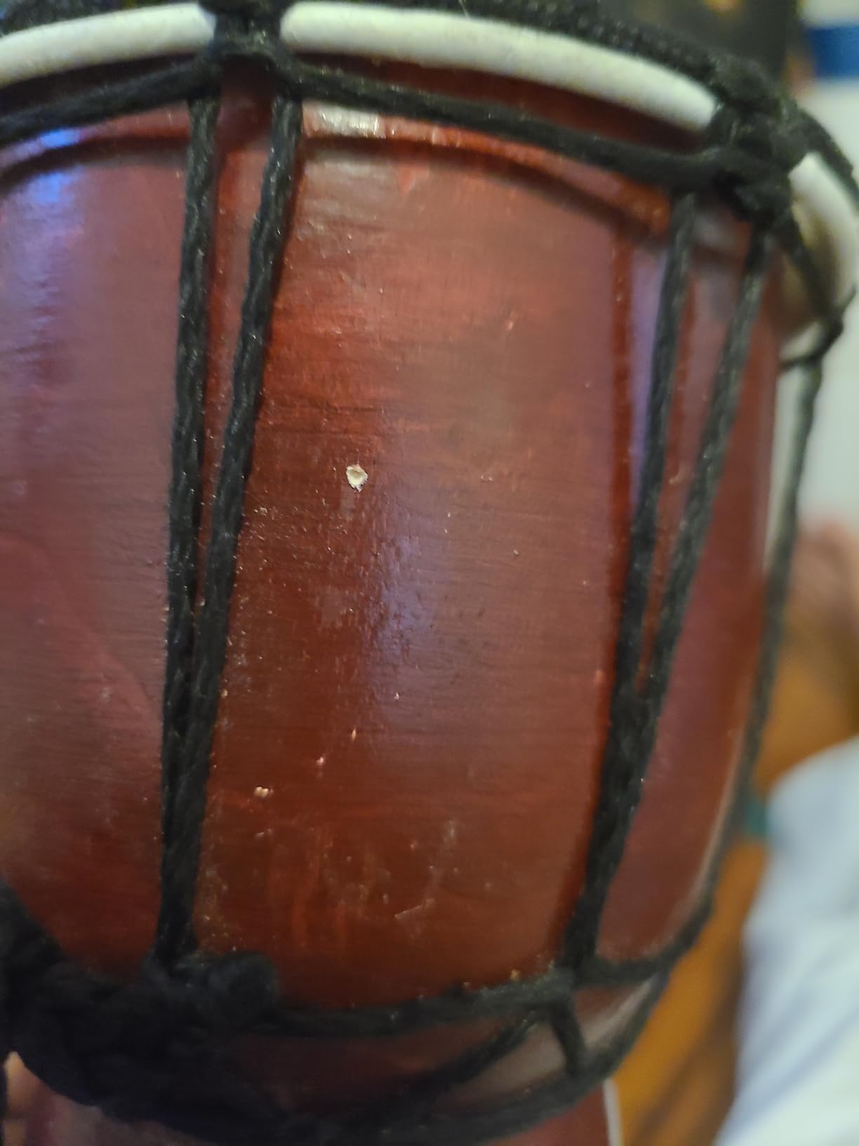 Wood Djembe Drum African Drums for Adults 6.5'' x 12'', Painted | Handmade West African Mahogany Djembe with Goatskin Drumhead Hand Drum Musical Instruments for Beginners, (Colorful) customer photo 1