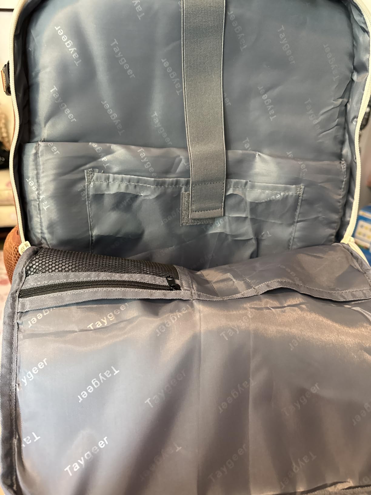 Taygeer Travel Backpack for Women Men, Airline Approved Carry on Backpack | Bookbag with Water Bottle Pocket & Laptop Compartment, Weekender Bag for Weekender Gym, Work, Hiking Essentials, Khaki Beige customer photo 2