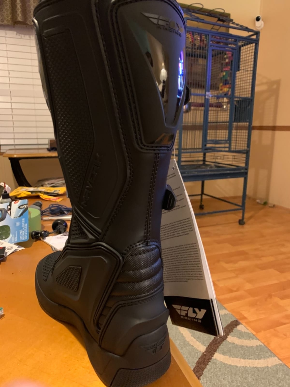 FLY Racing Men's Maverik LT Motocross Dirt Bike Boots, CE EN13634 - Articulated Ankle, Quick-Lock Buckles, Rubber Heat Shield, Lugged Outsole customer photo 1