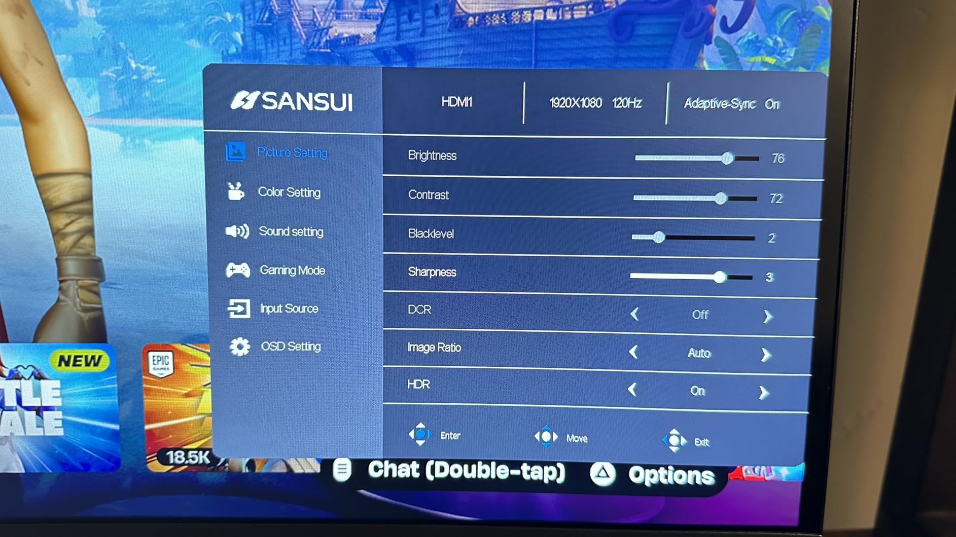 SANSUI 27 Inch Curved 240Hz Gaming Monitor FHD 1080P, 1500R Curve Computer Monitor, 130% sRGB, 4000:1 Contrast, HDR, FreeSync, MPRT 1Ms, Low Blue Light, HDMI DP Ports, Metal Stand, Cable Incl. customer photo 2