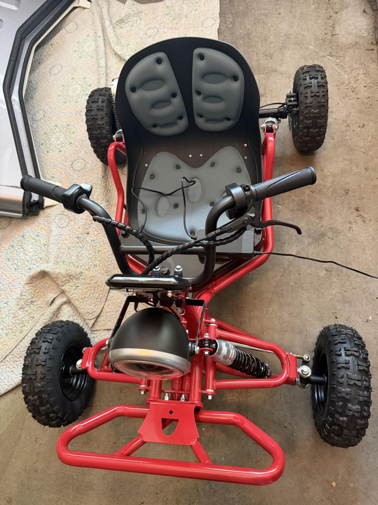 Zyliathor 48V 20Ah Electric Off-Road Go Kart for Adults & Kids (Red) customer photo 1